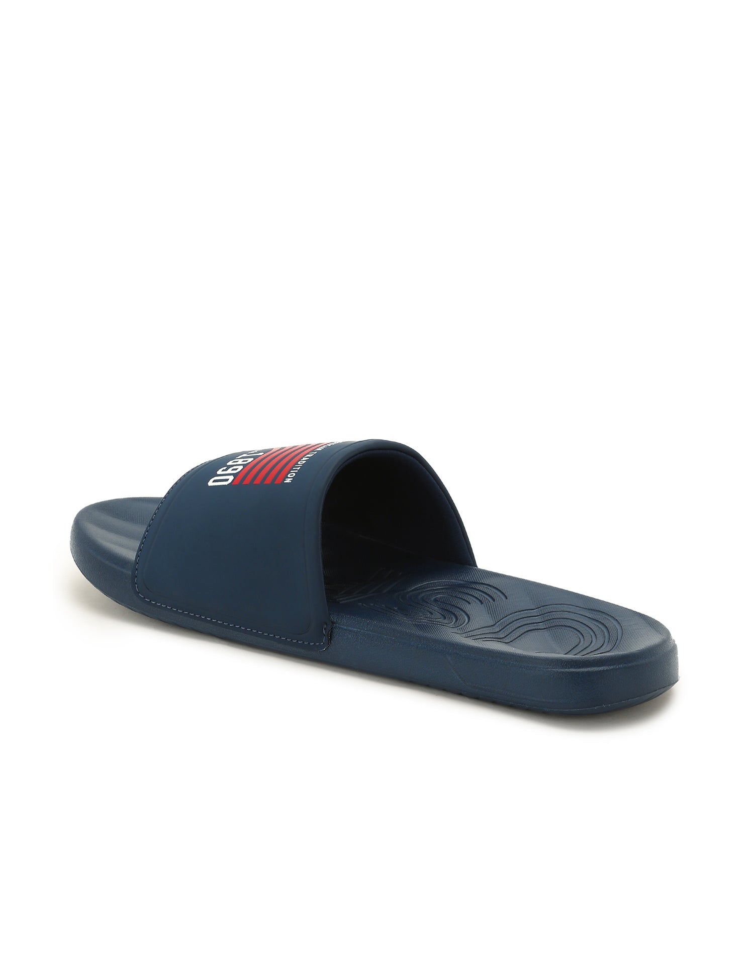 Men Axer Open Toe Slippers Navy - U.S. Polo Assn. India | Large