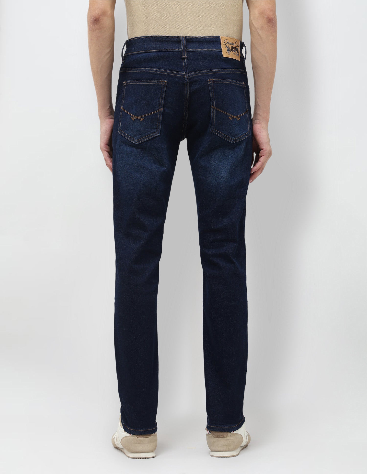 Brandon Slim Tapered Fit Blue Jeans Indigo - U.S. Polo Assn. India | Large