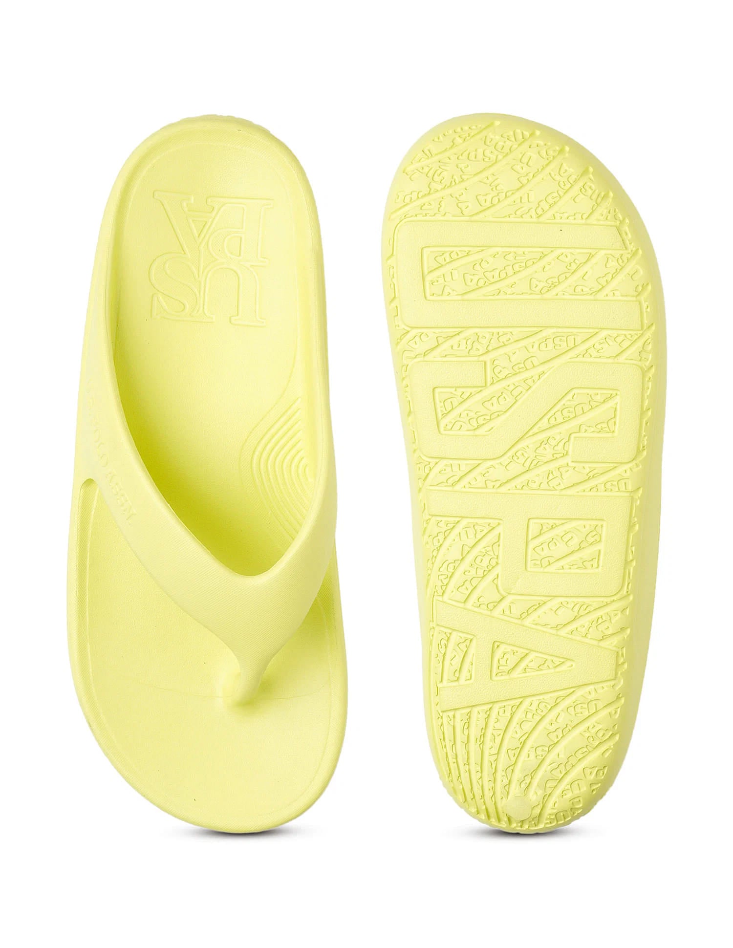 Men Axel 2.0 Yellow Foam Walk Flip Flop Yellow - U.S. Polo Assn. India | Large