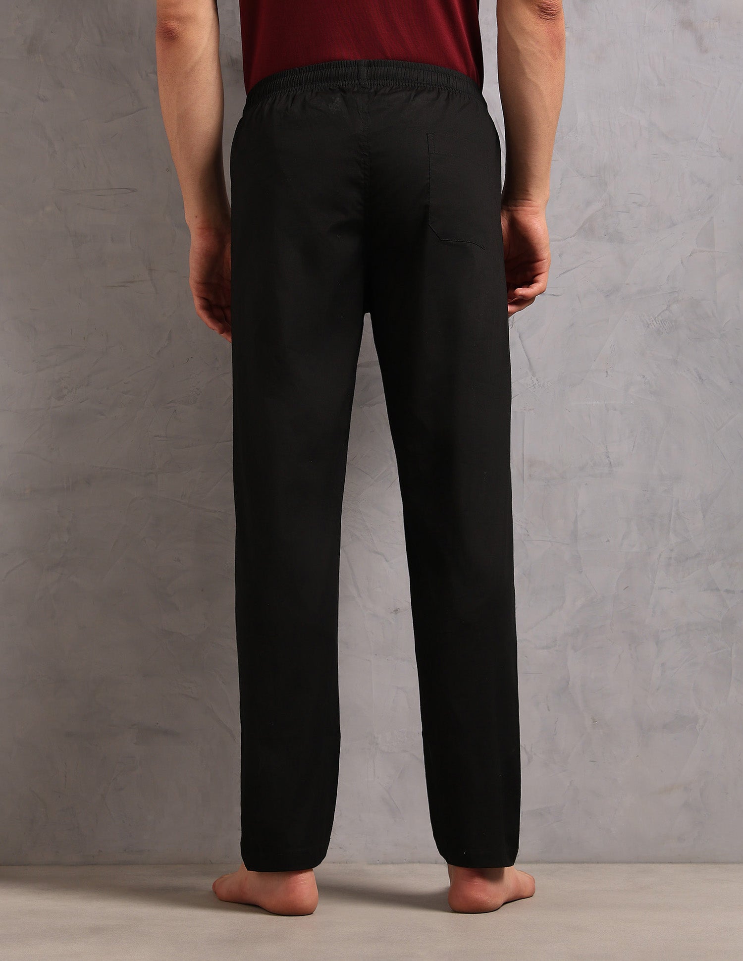 Cotton Stretch Breathable OELP9 Lounge Pants - Pack Of 1 Black - U.S. POLO ASSN. | Large