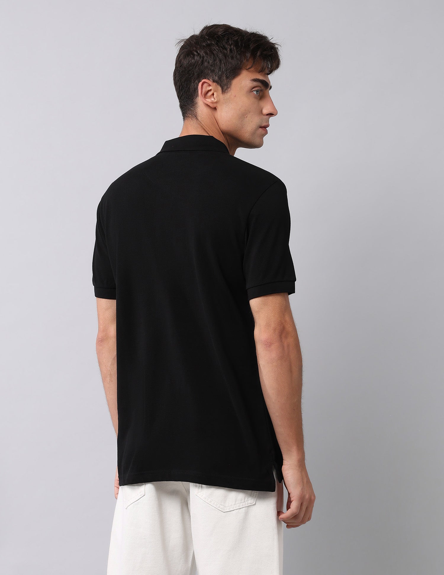 Graphic Printed Muscle Fit Polo Shirt Black - U.S. POLO ASSN. | Large