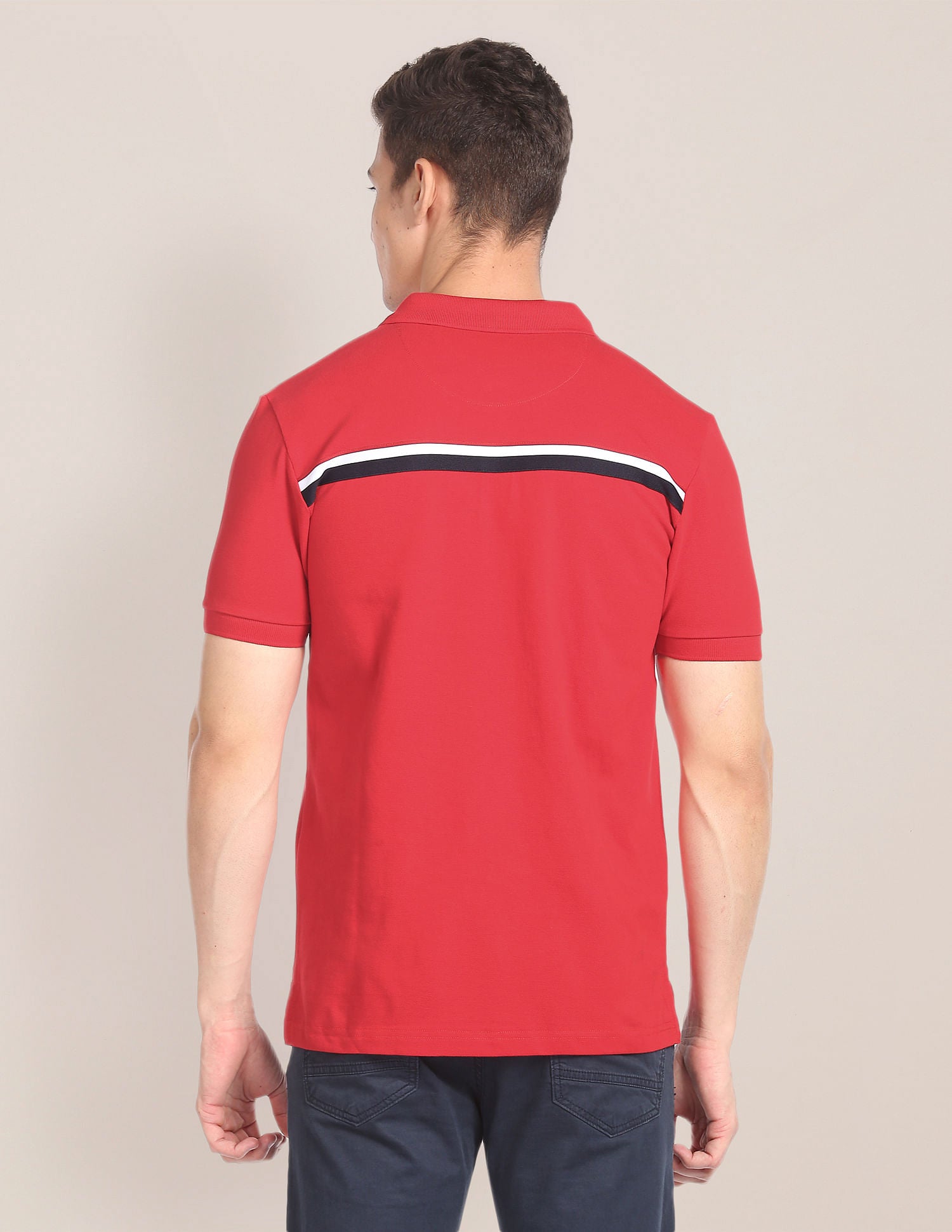 Solid Pique Polo Shirt Red - U.S. POLO ASSN. | Large