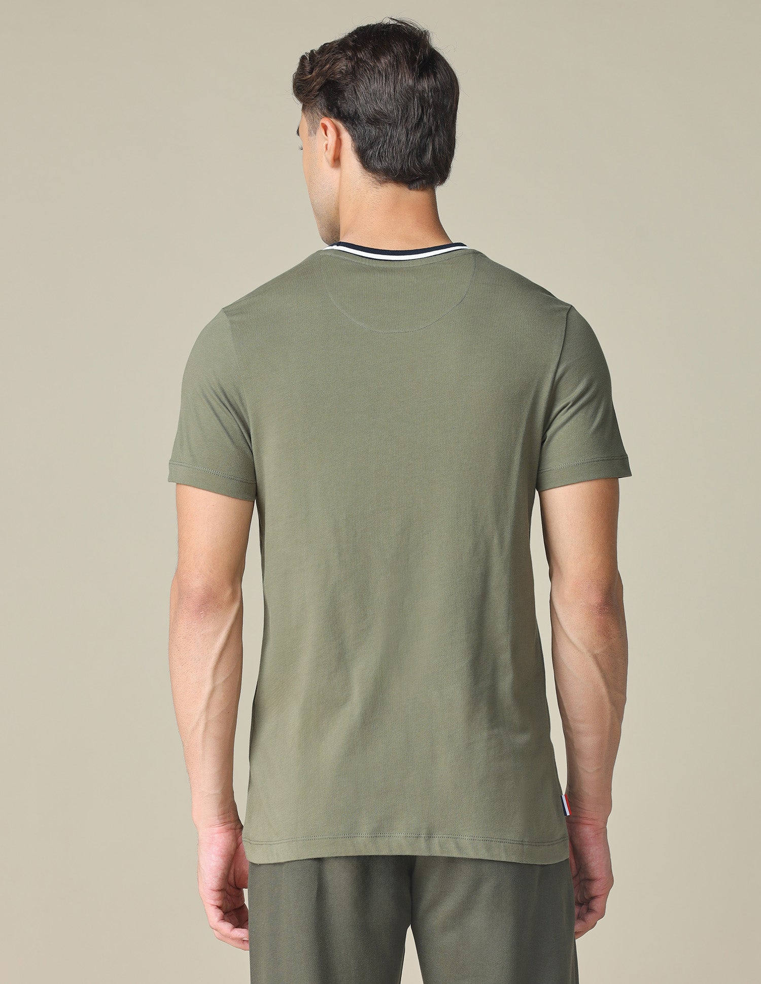 Muscle Fit Typographic Printed T-Shirt Green - U.S. POLO ASSN. | Large