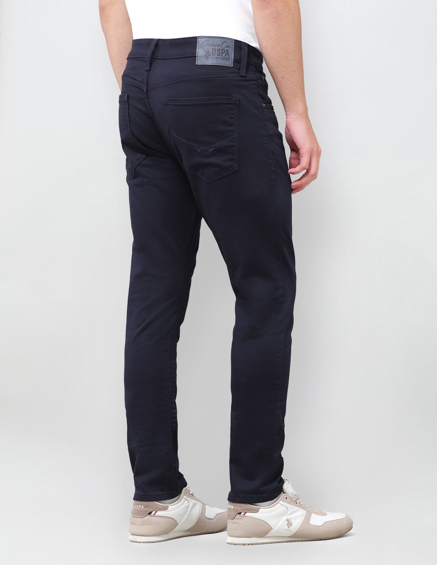 Henry Tapered Fit Blue Jeans Navy - U.S. Polo Assn. India | Large