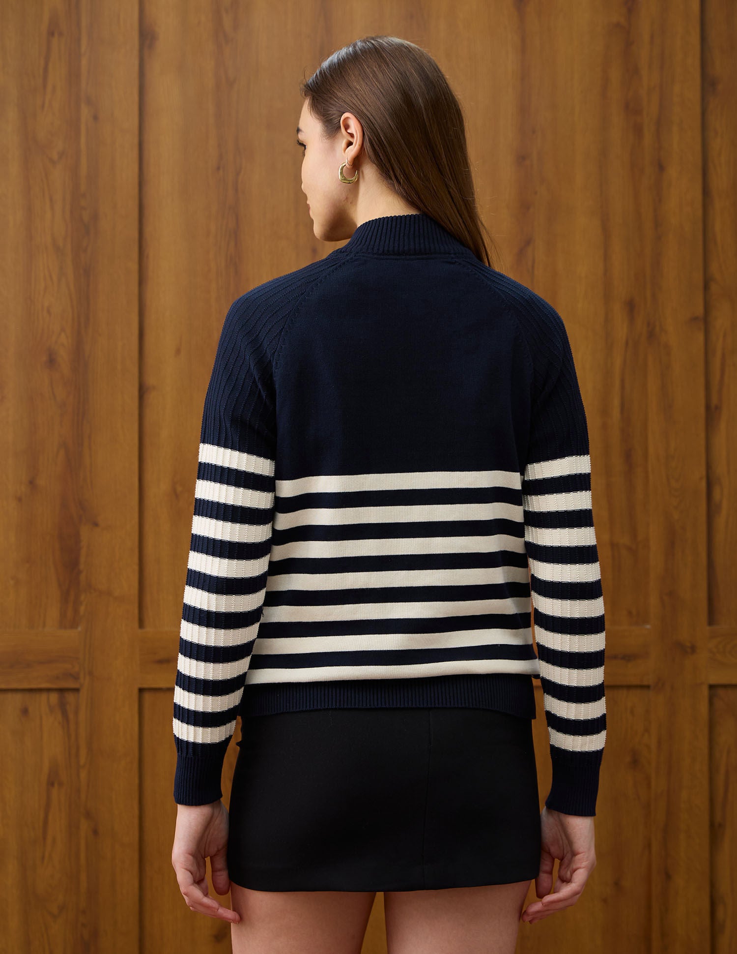 Horizontal Striped Regular Fit Sweater Multi-colour - U.S. POLO ASSN. | Large