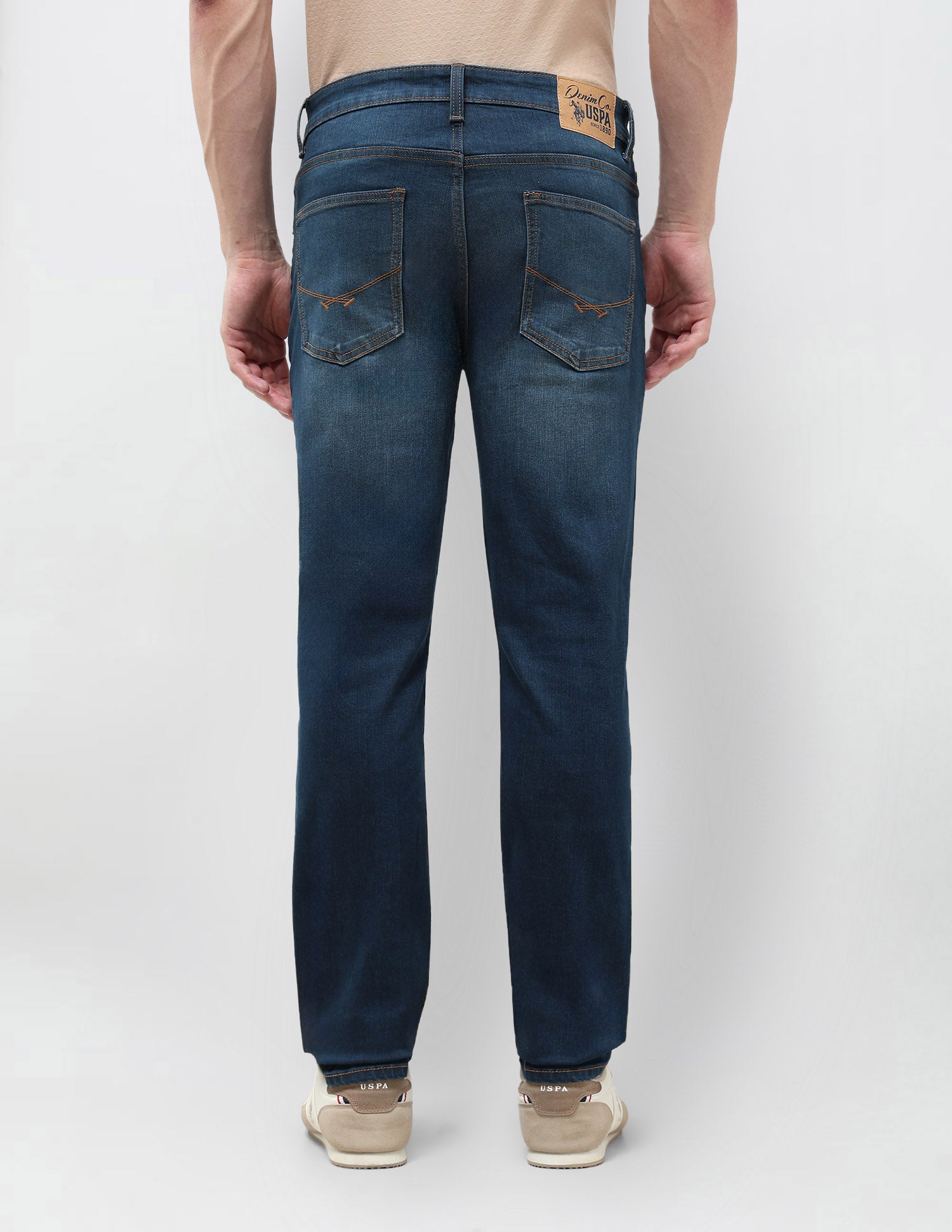 Harold Slim Straight Fit Blue Jeans Indigo - U.S. Polo Assn. India | Large
