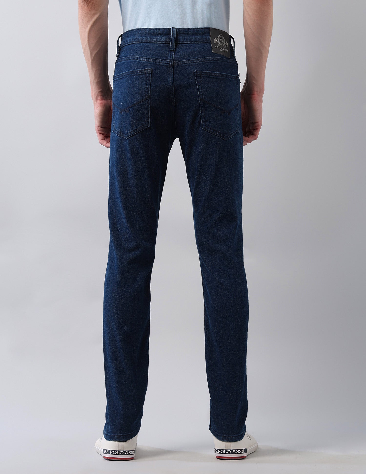 Regallo Skinny Fit Blue Jeans Blue - U.S. Polo Assn. India | Large