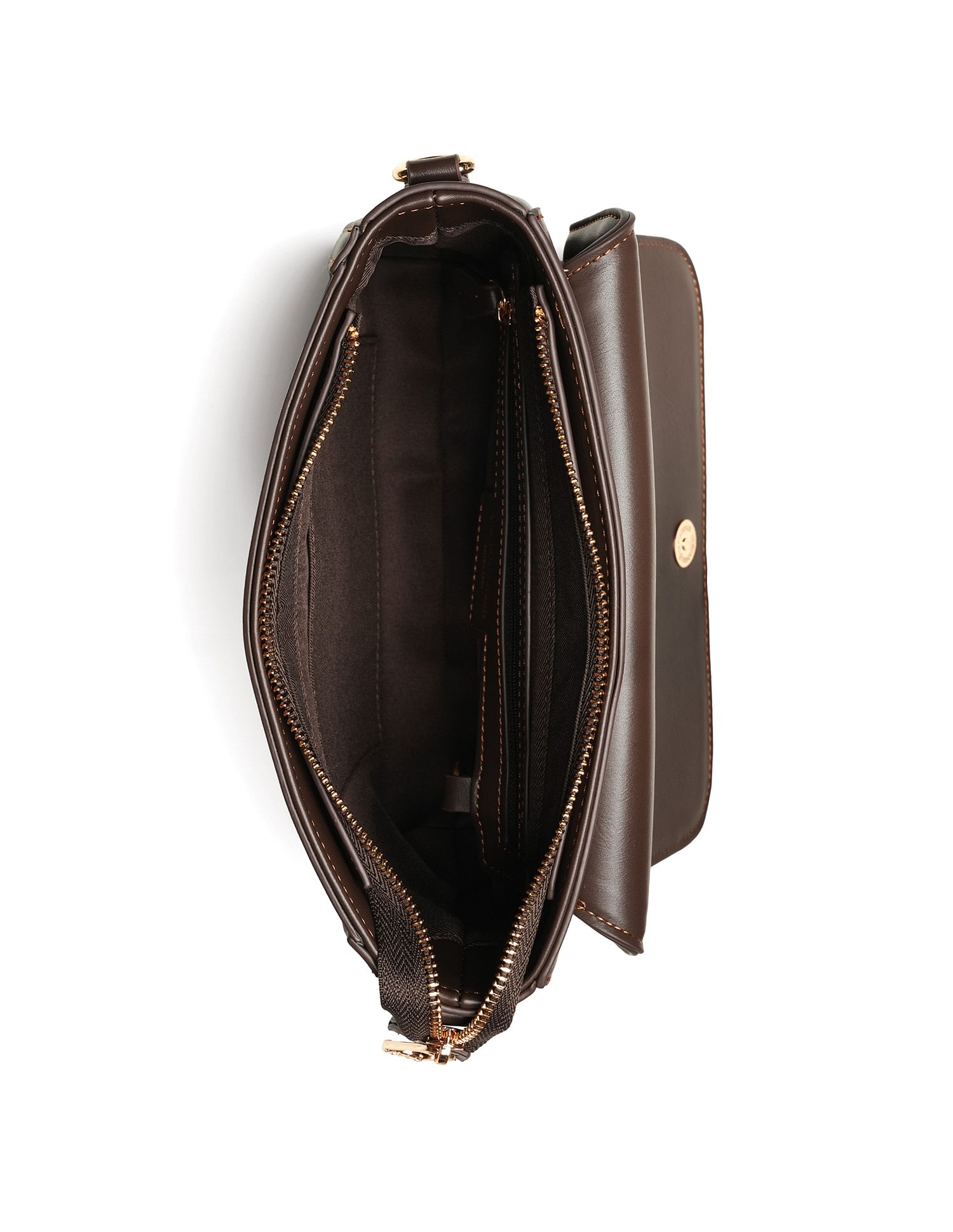 Agatha Monogram Cross Body Bag Brown - U.S. Polo Assn. India | Large