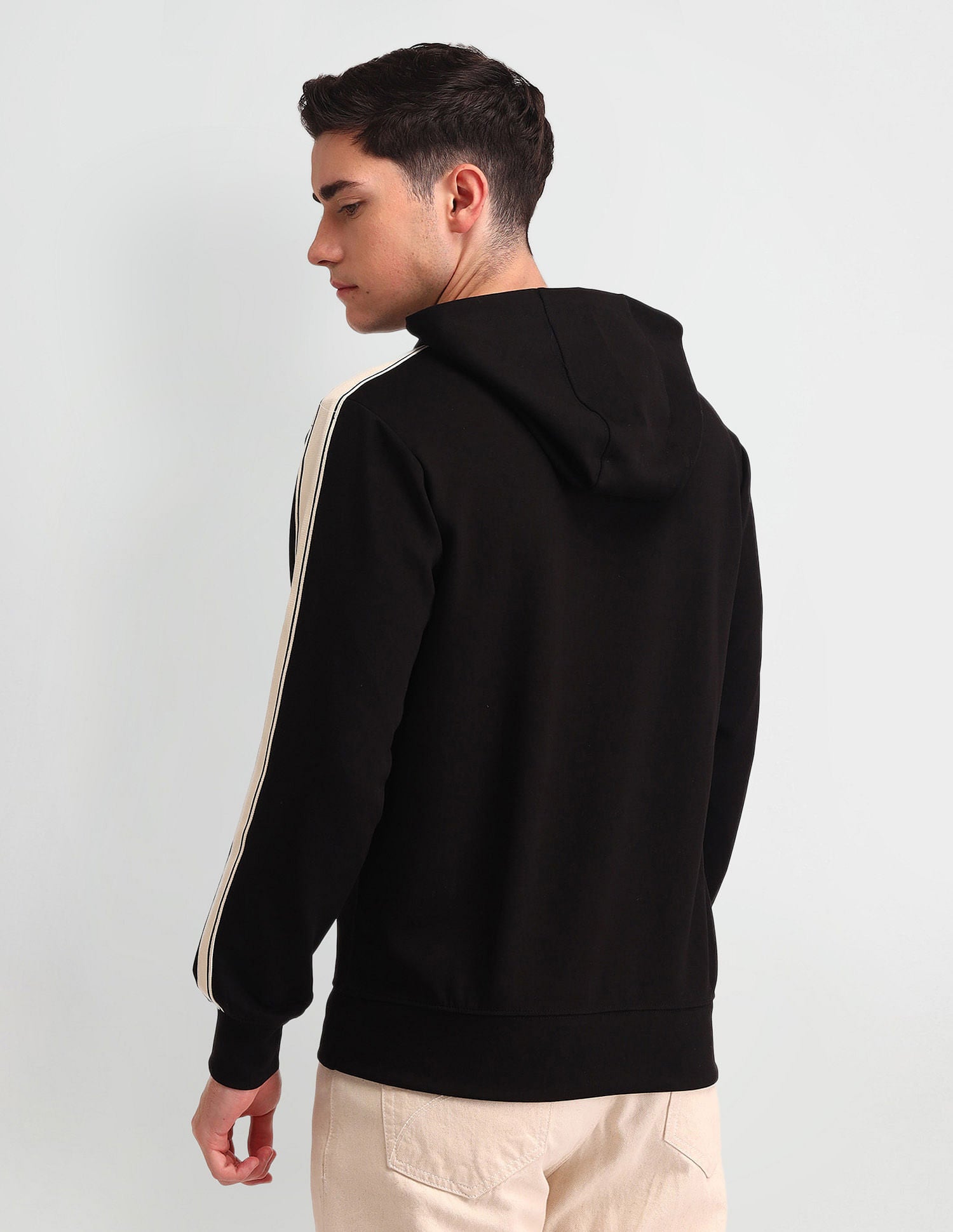 Regular Fit Logo Sweatshirt Black - U.S. Polo Assn. India | Large