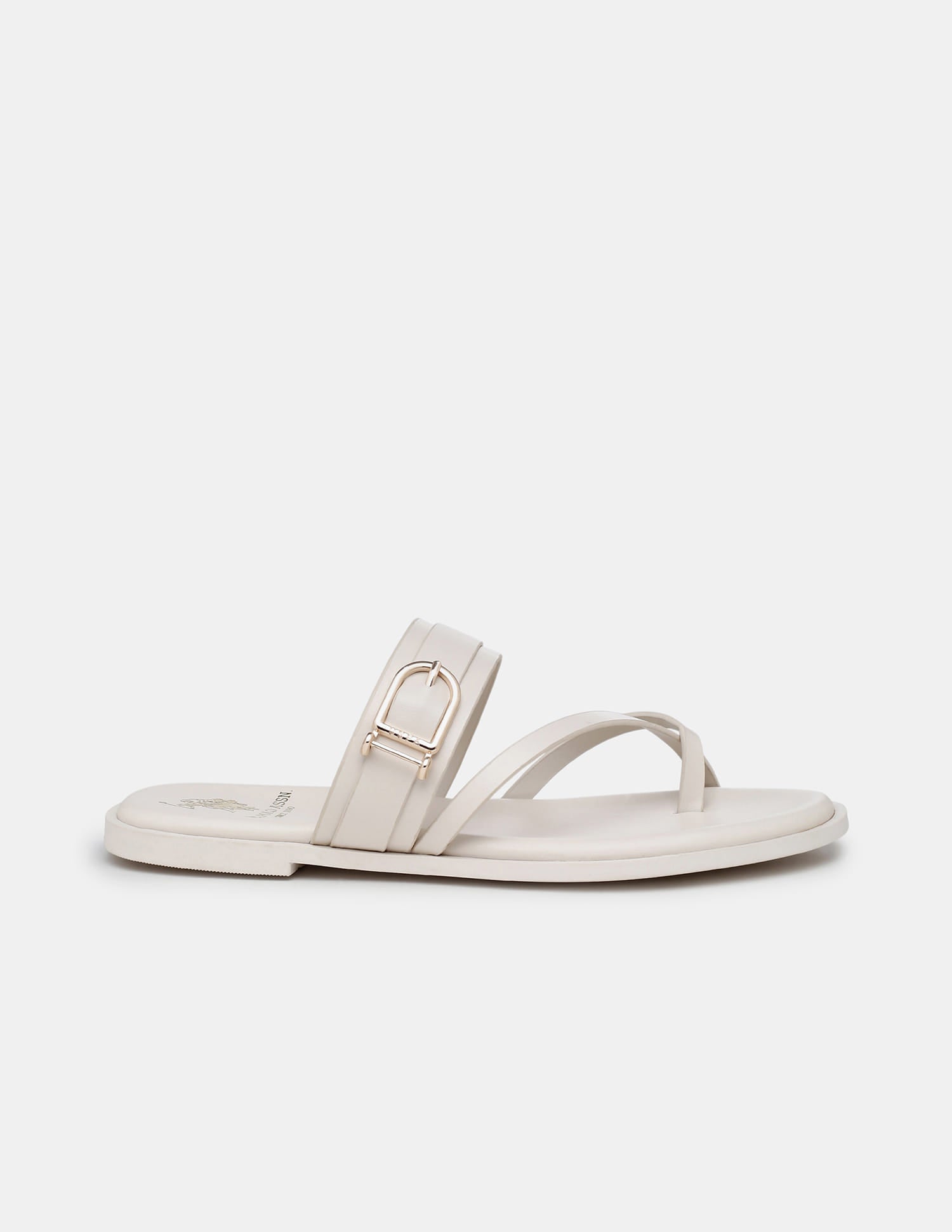 Women Relien One Toe Sandals Off White - U.S. Polo Assn. India | Large