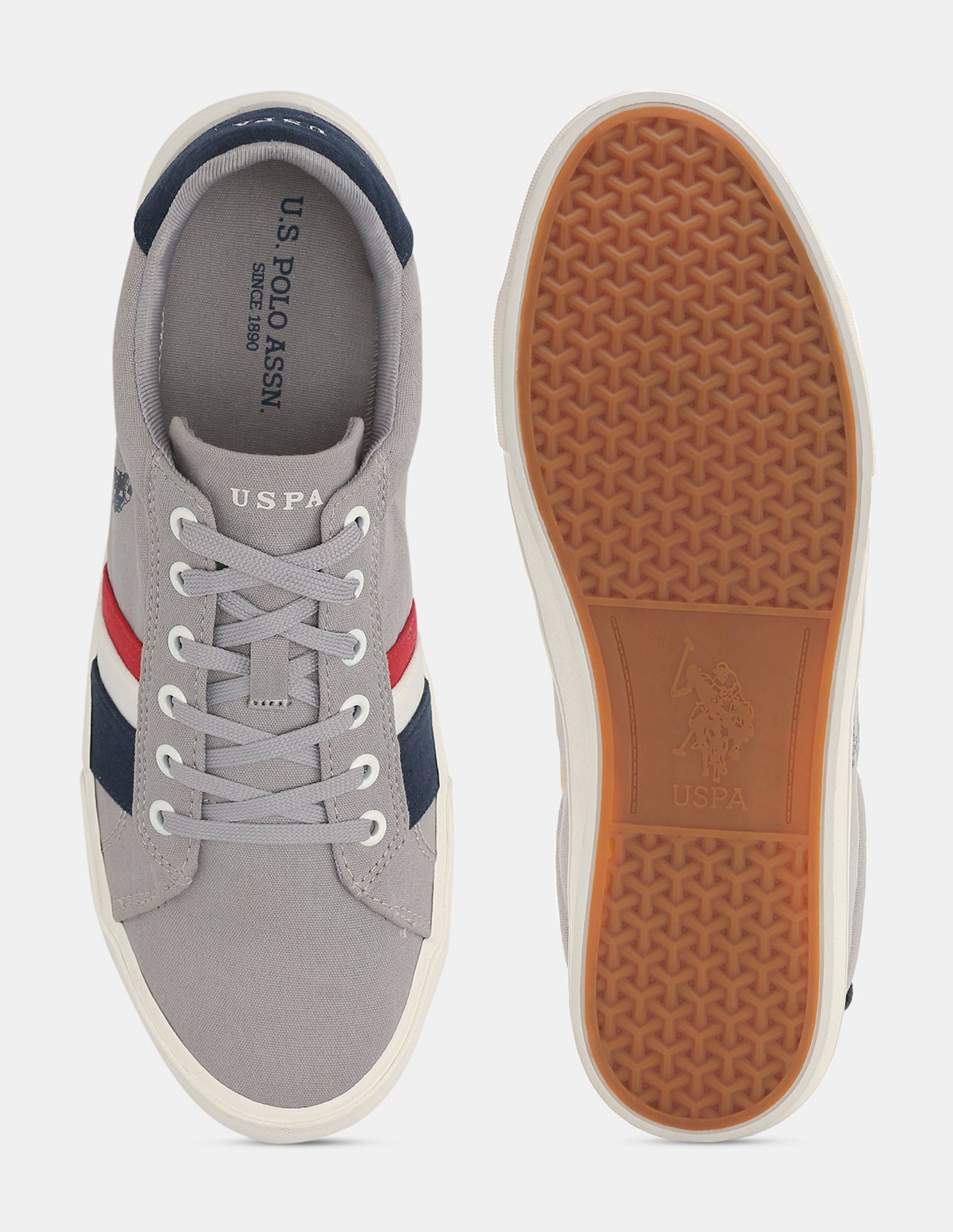 Men Abor 3.0 Sneakers Grey - U.S. POLO ASSN. | Large