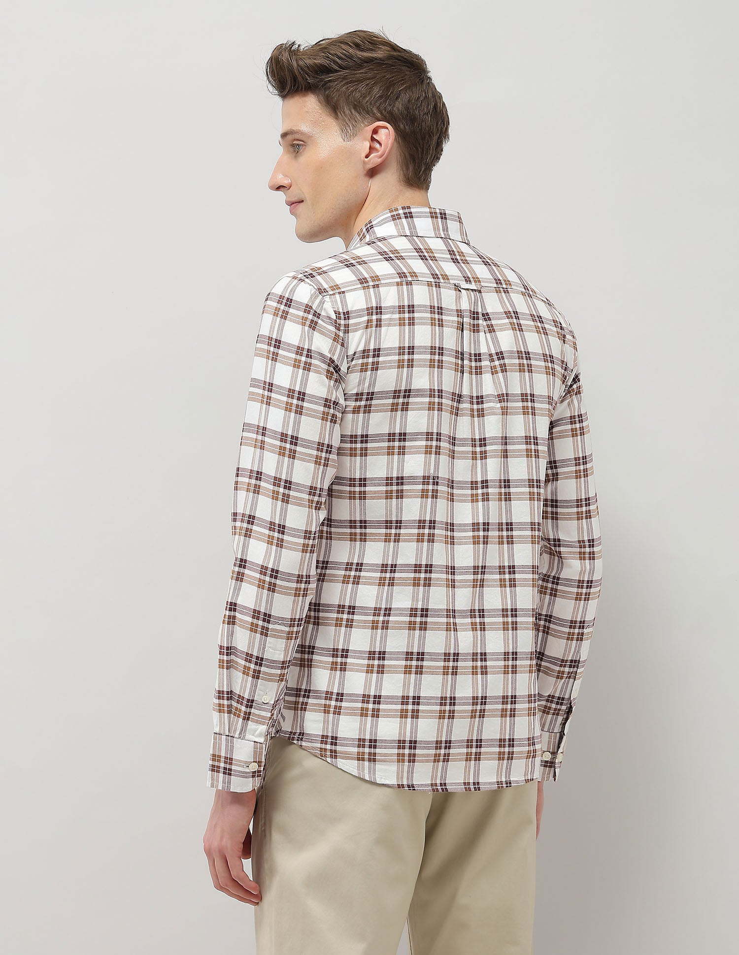 Elvenado Regular Fit Shirt Ochre - U.S. Polo Assn. India | Large