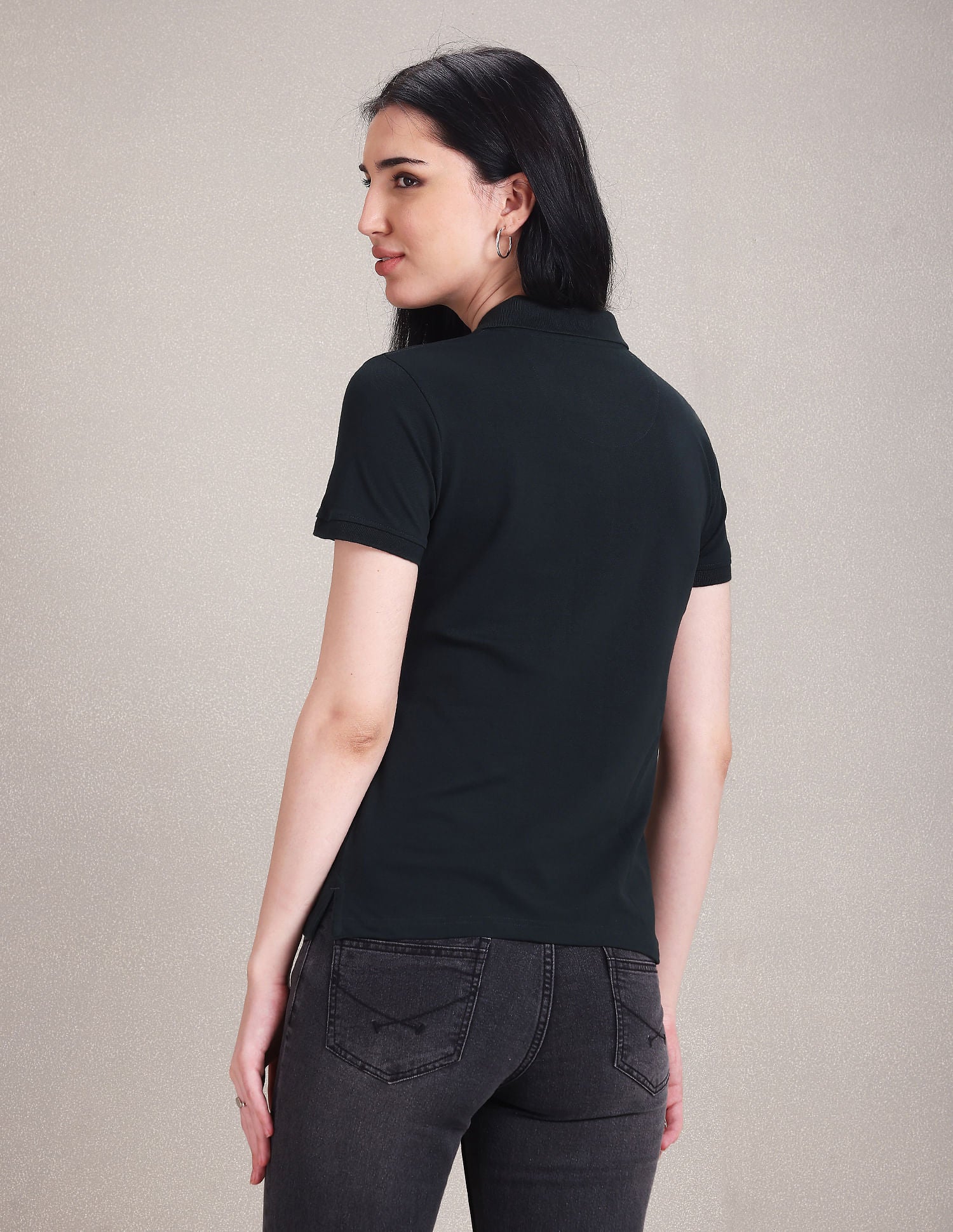 Brand Embroidered Pique Polo Shirt Dark Green - U.S. POLO ASSN. | Large