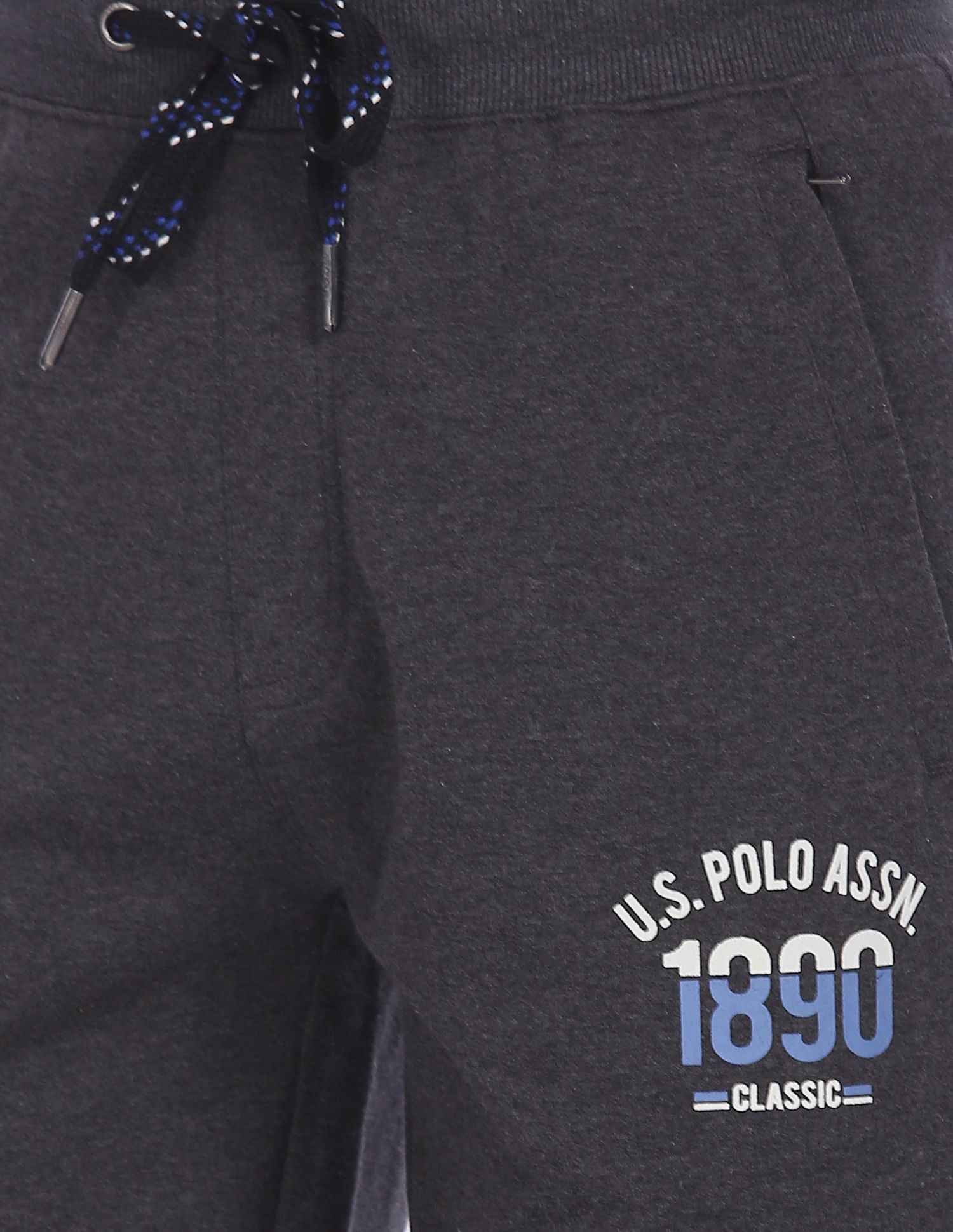 Comfort Fit Mid Rise I606 Lounge Track Pants - Pack Of 1 Charcoal - U.S. POLO ASSN. | Large