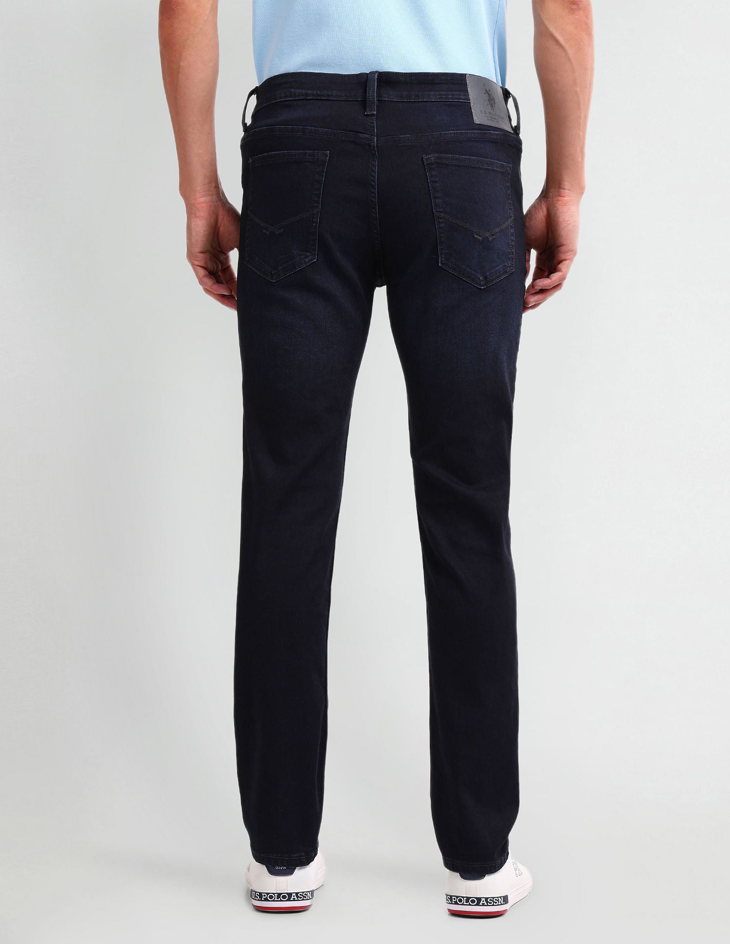 Brandon Slim Tapered Blue Jeans Blue - U.S. Polo Assn. India | Large