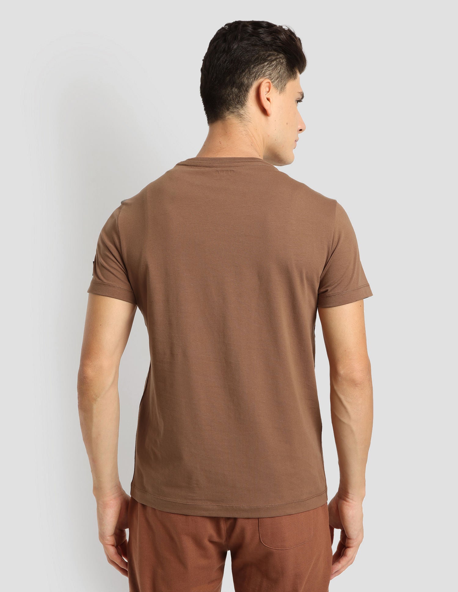 Gel Print Training T-Shirt Brown - U.S. Polo Assn. India | Large