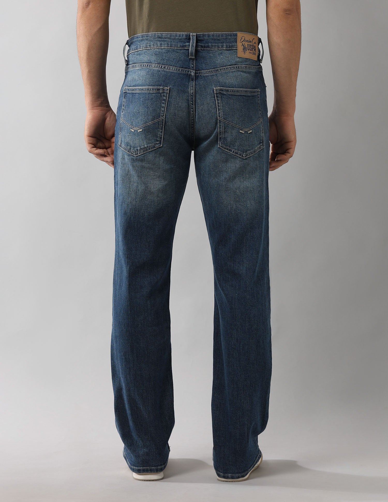 Harold Slim Straight Fit Vintage Jeans Blue - U.S. Polo Assn. India | Large