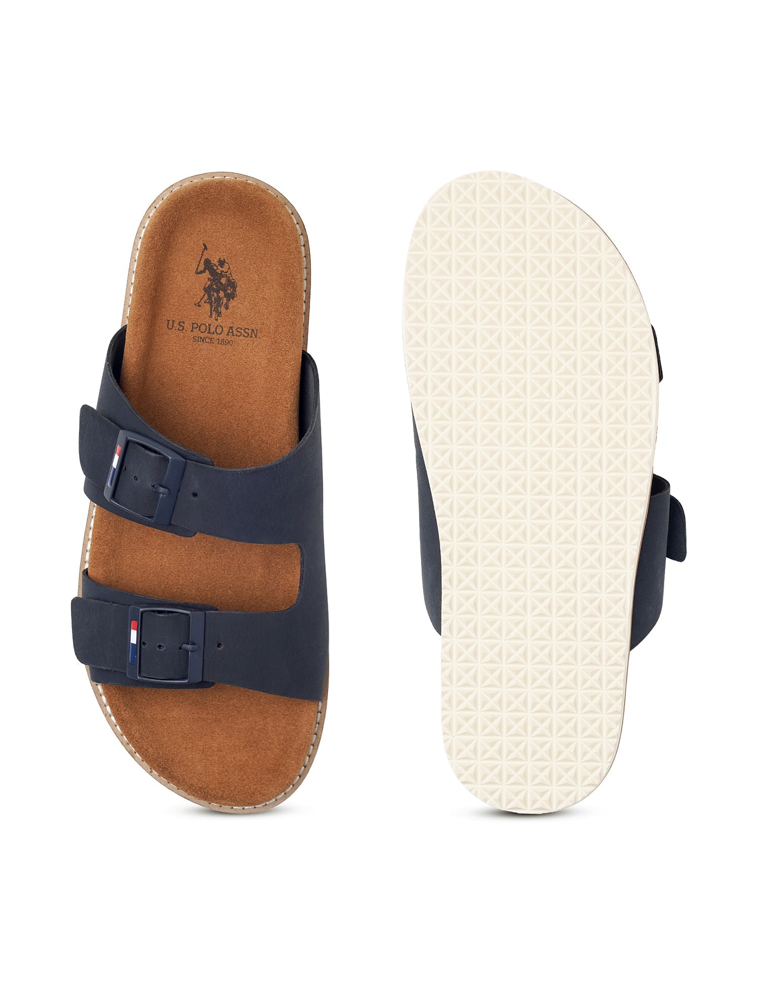 Buckle Strap Mendy Sandals Blue - U.S. Polo Assn. India | Large