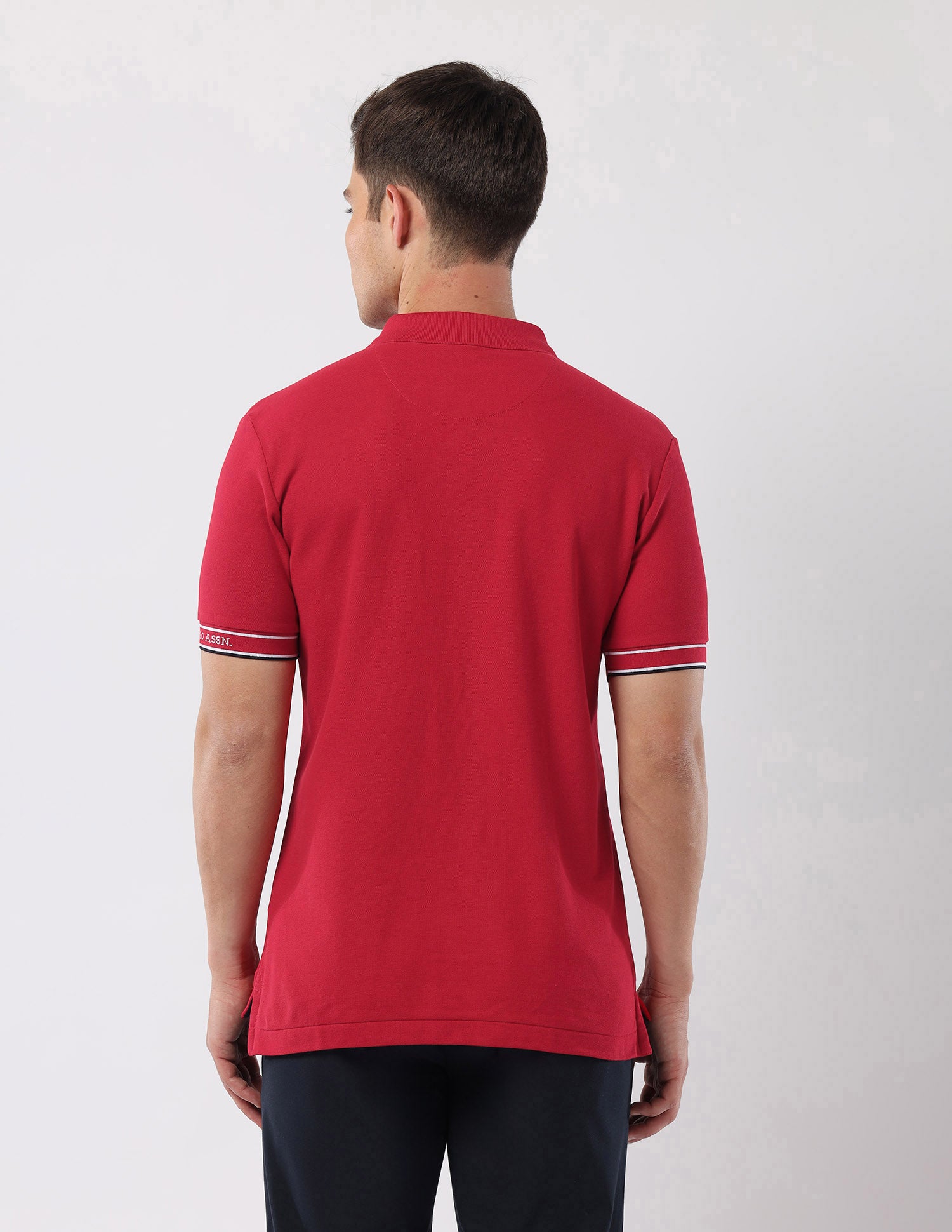 Solid 135 Anniversary Polo Shirt Red - U.S. Polo Assn. India | Large