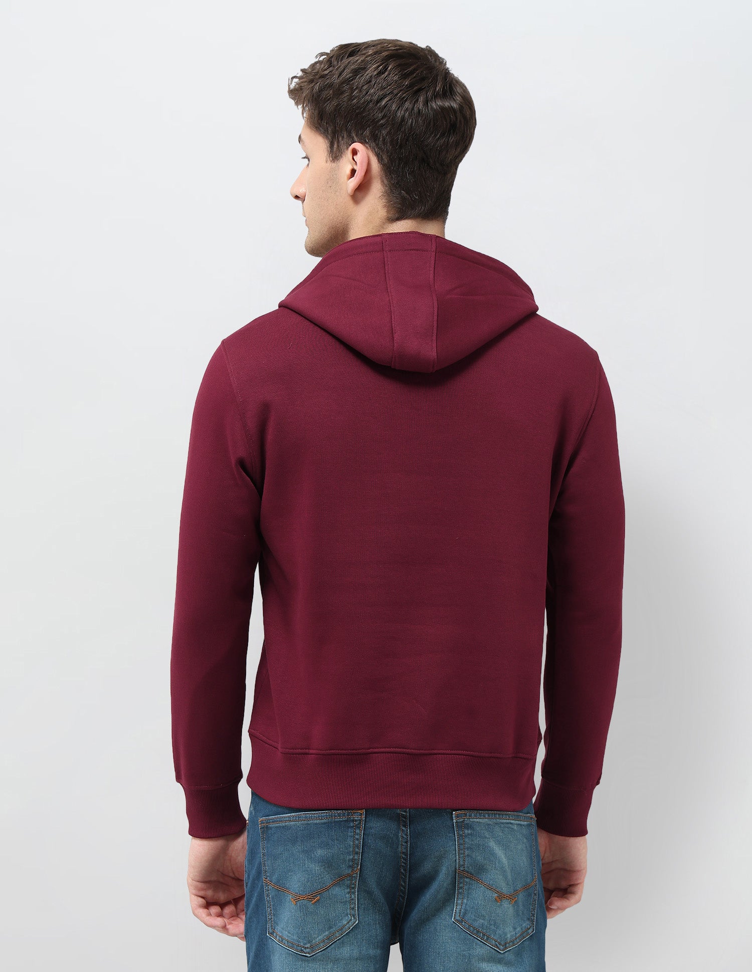 Brand Printed Regular Fit Sweatshirt Maroon - U.S. POLO ASSN. | Large