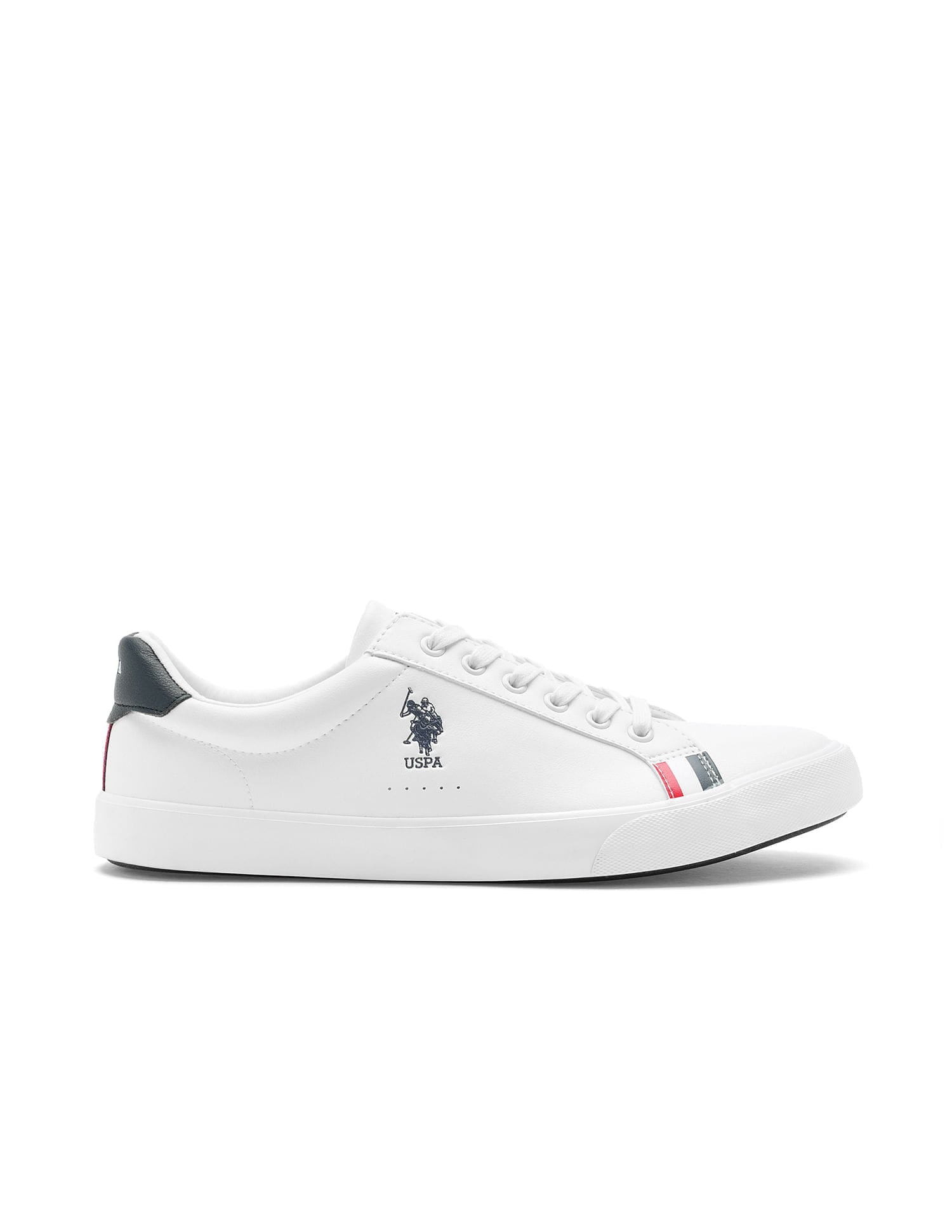 Men Hampton 4.0 Colourblocked Sneakers White - U.S. Polo Assn. India | Large
