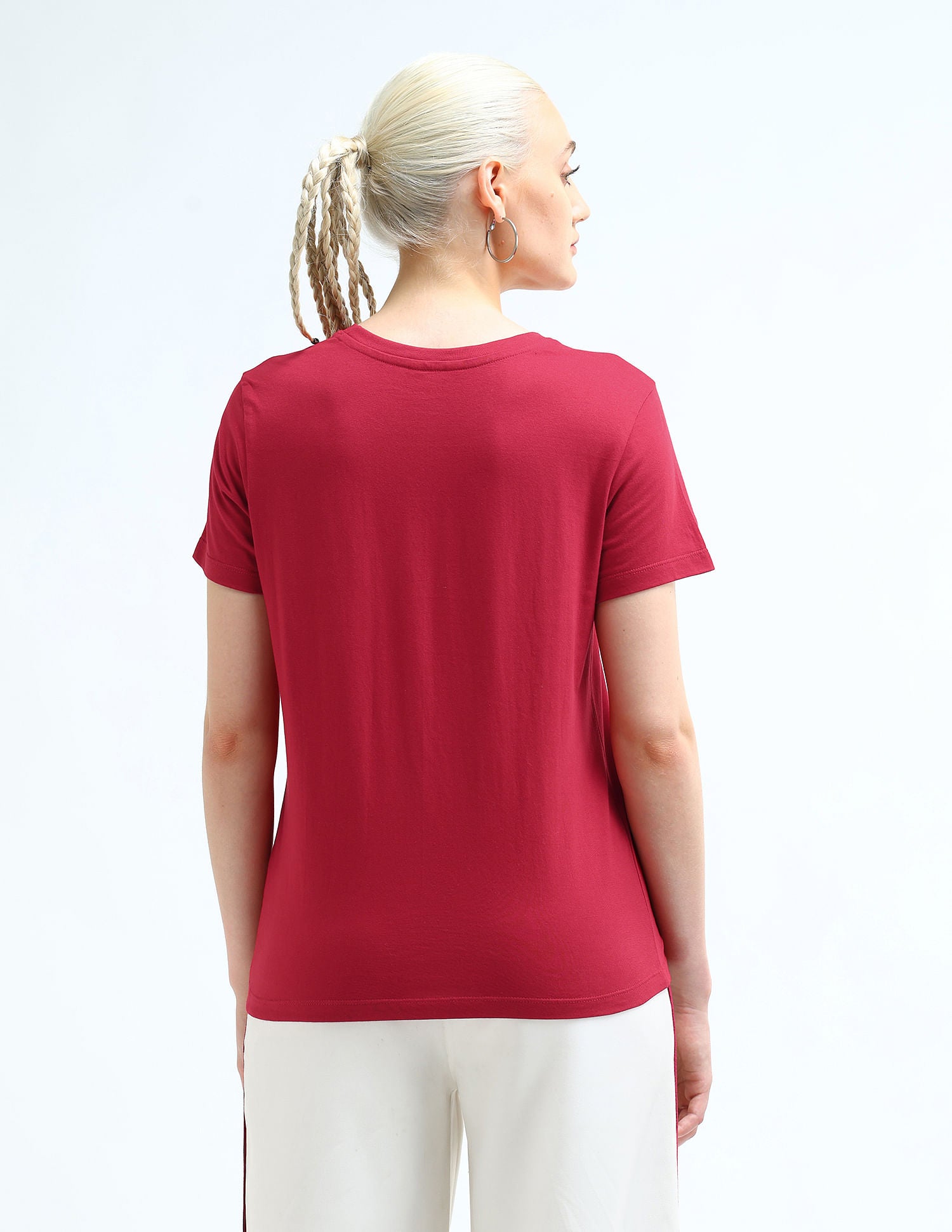 Brand Embroidered Regular T-Shirt Red - U.S. POLO ASSN. | Large