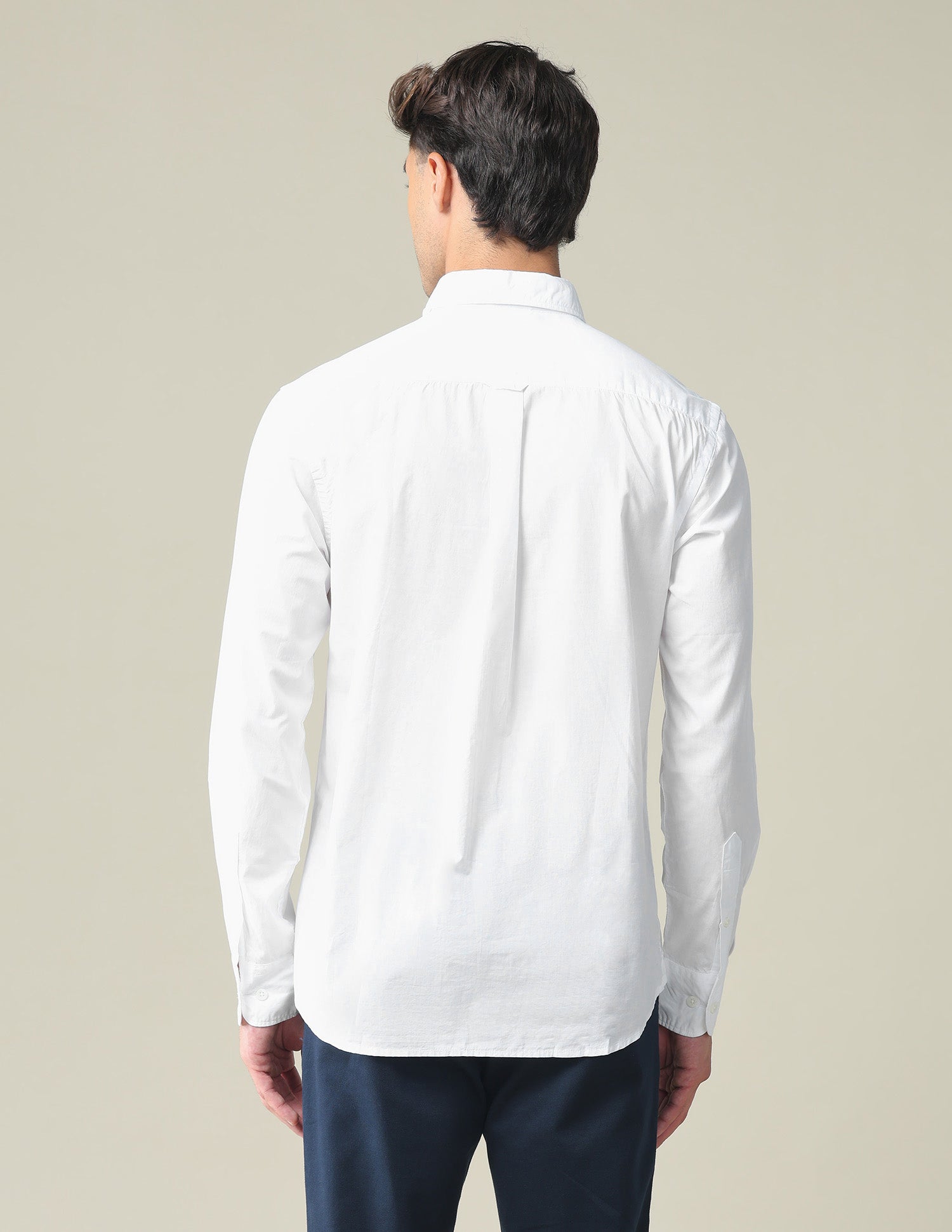 Horizontal Stripe Cotton Shirt White - U.S. POLO ASSN. | Large