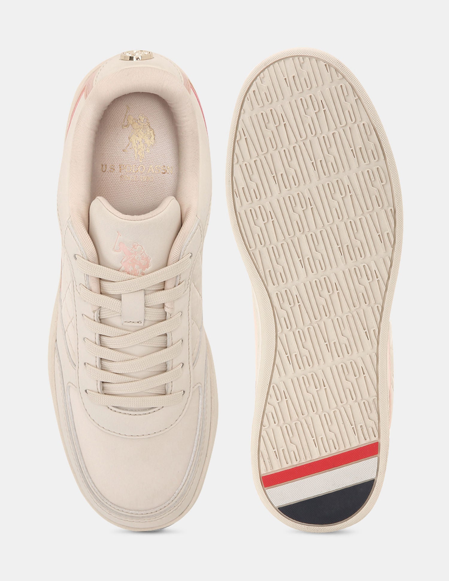 Women Sophie 2.0 Colour Blocked Sneakers Light Pink - U.S. POLO ASSN. | Large