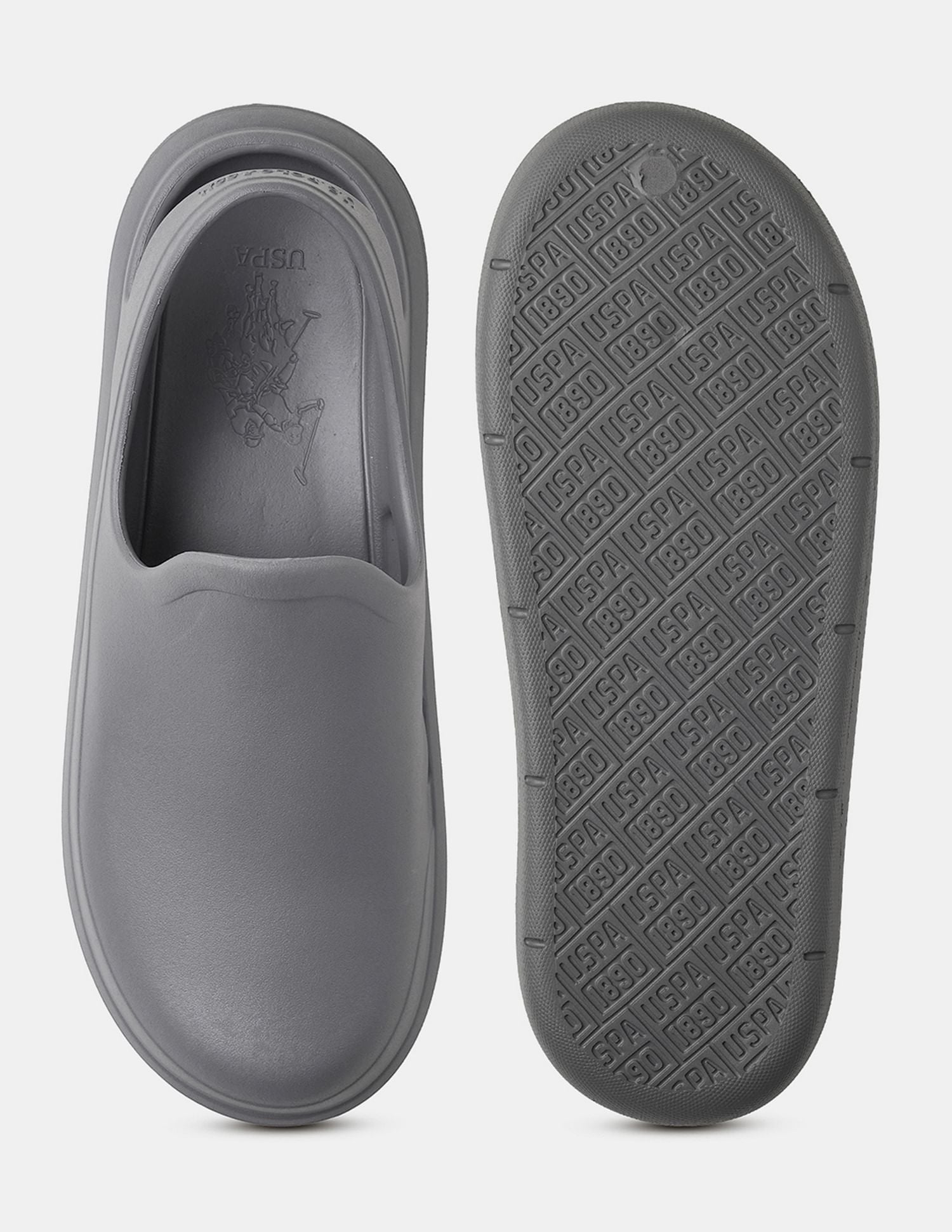 Men Neto Foam Walk Clogs Grey - U.S. POLO ASSN. | Large