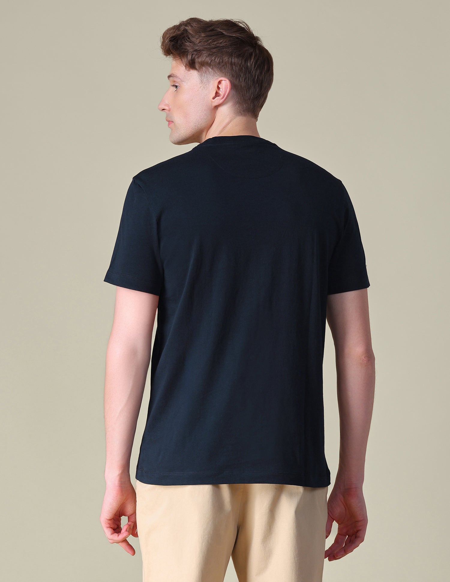 Solid Slim Fit T-Shirt Navy - U.S. POLO ASSN. | Large