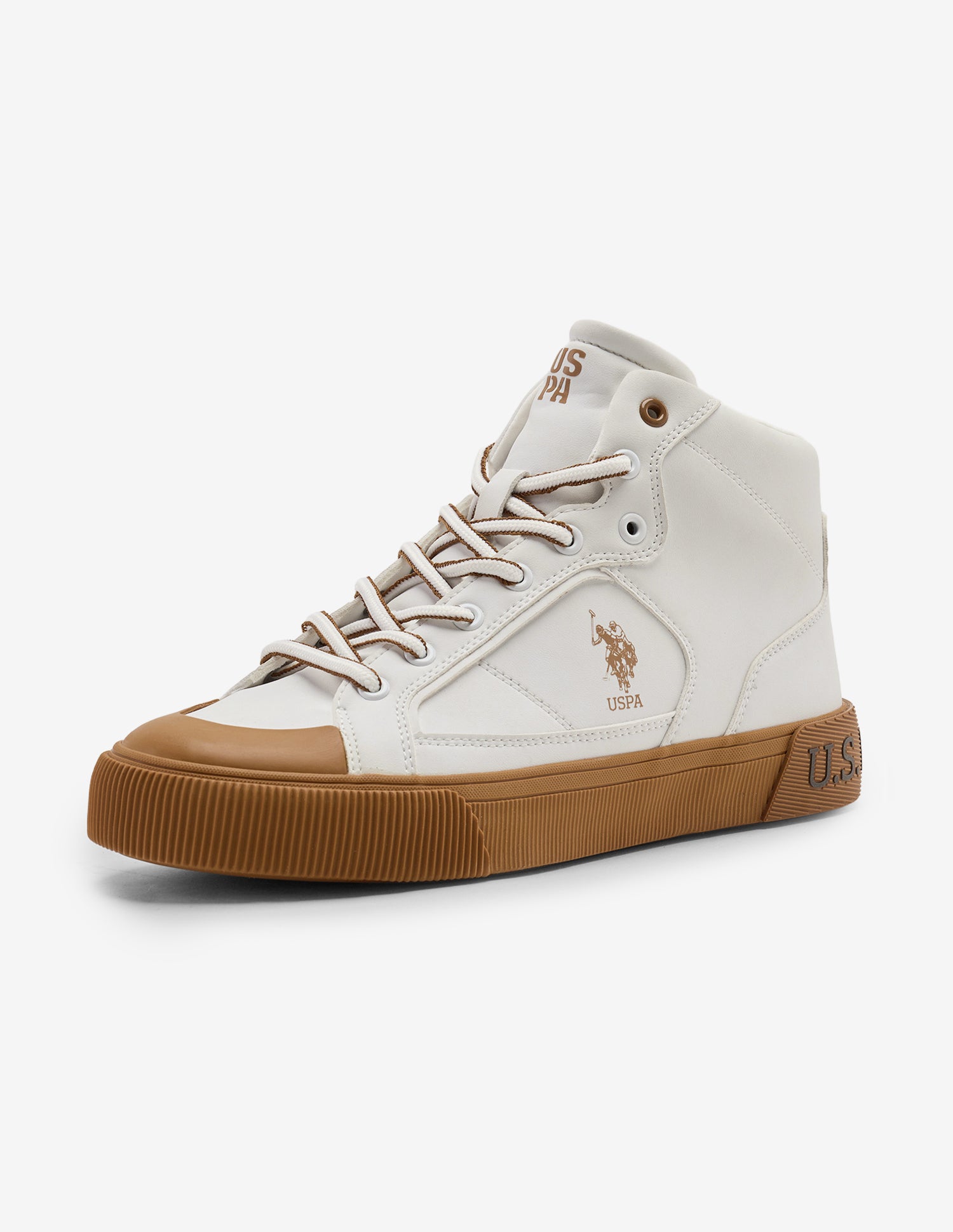 Ricon Mid Top Sneakers Off White - U.S. Polo Assn. India | Large