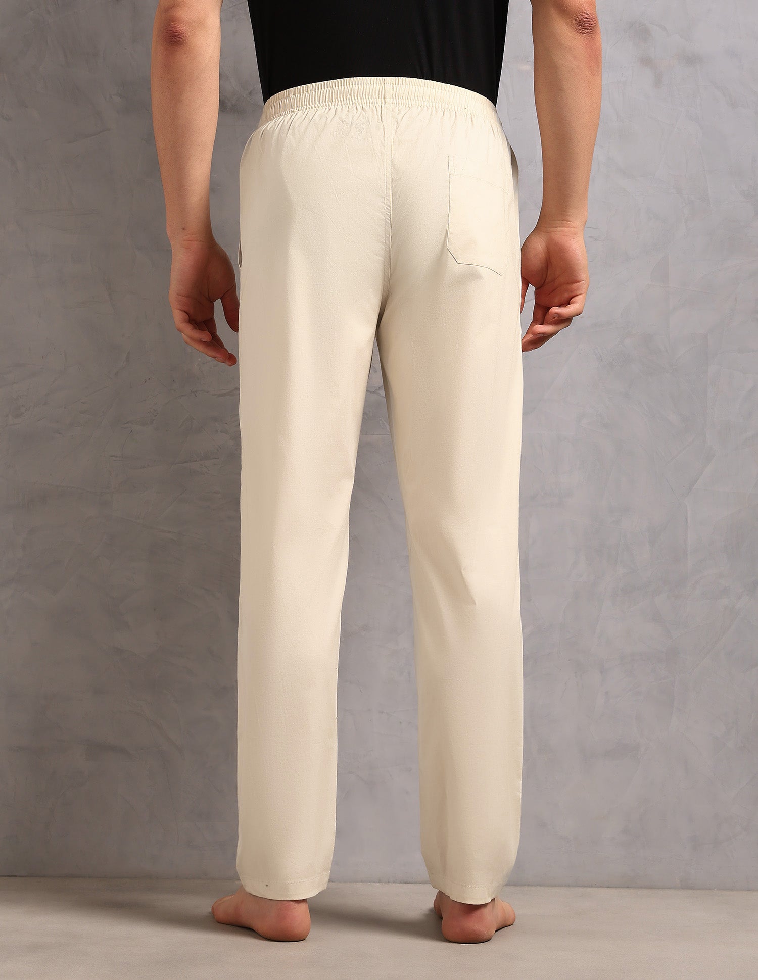 Cotton Stretch Breathable OELP9 Lounge Pants - Pack Of 1 Beige - U.S. POLO ASSN. | Large