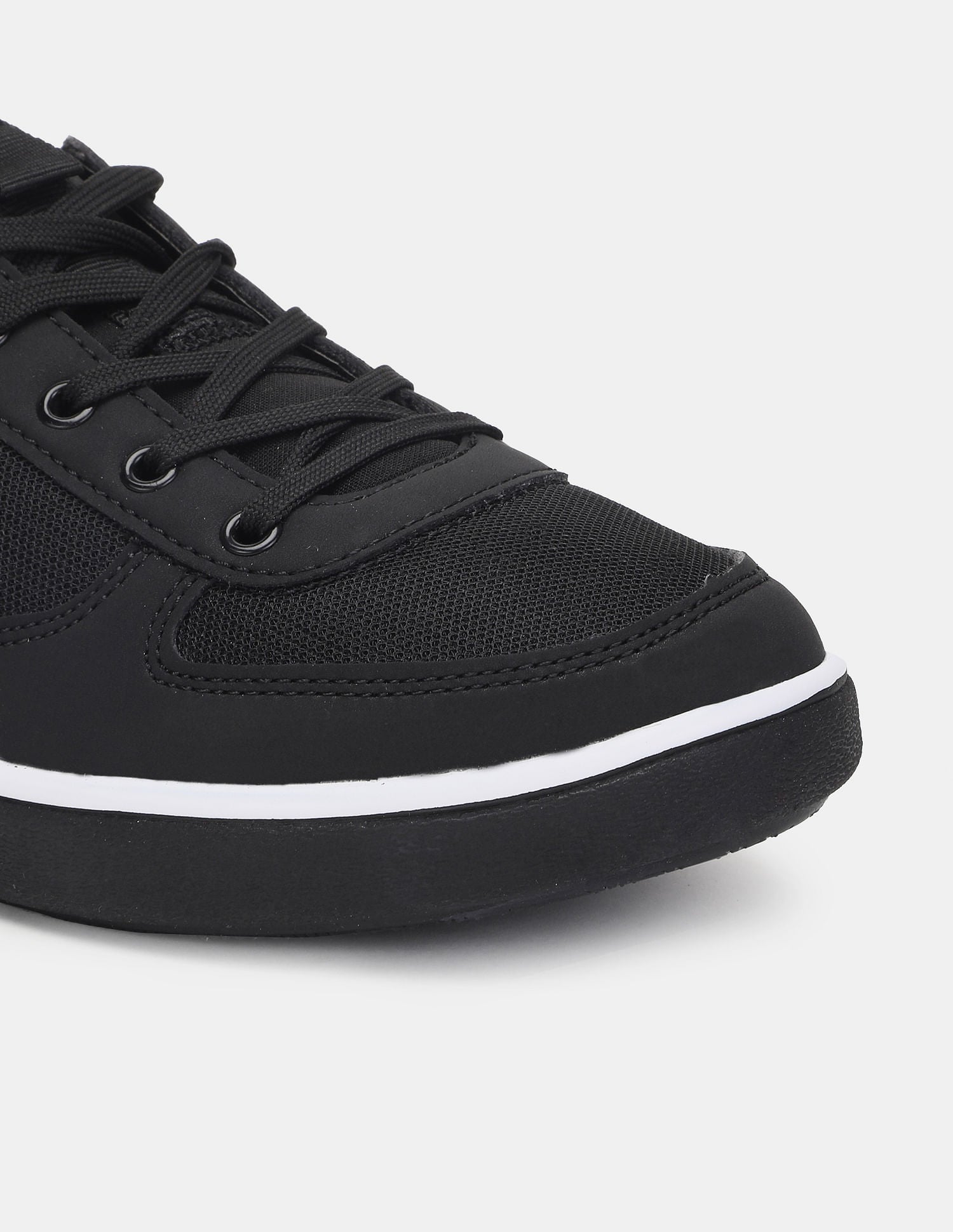 Black Rastus Men Black Cushioned Non-Skid Rastus Sneakers – U.S. Polo Assn. India
