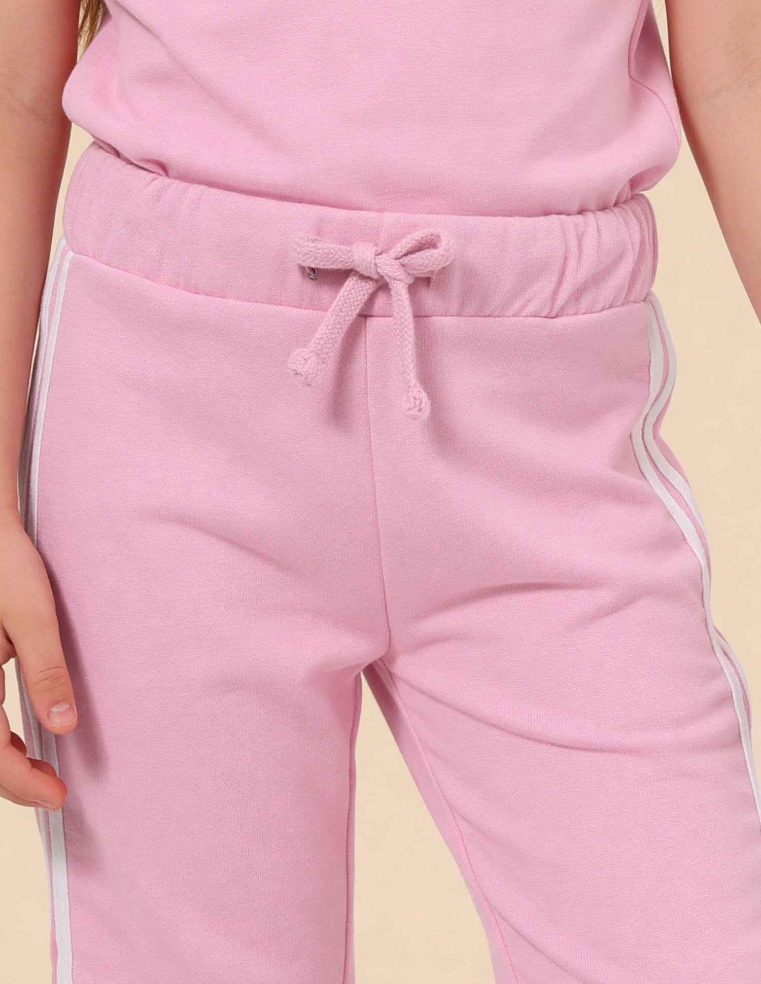 Solid Flared Fit Track Pants Pink - U.S. Polo Assn. India | Large