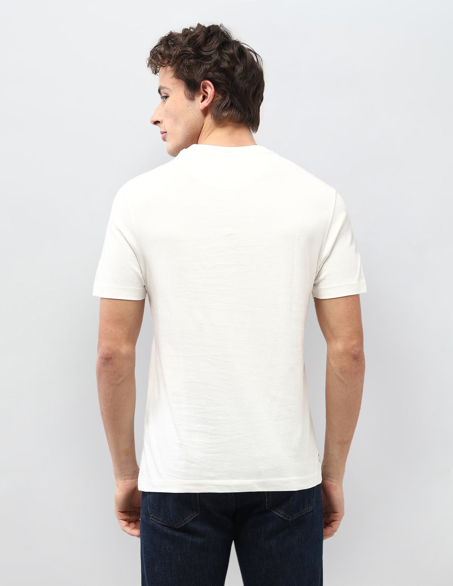 Graphic Brand Appliqued Motel On The Coast T-Shirt Ivory - U.S. Polo Assn. India | Large