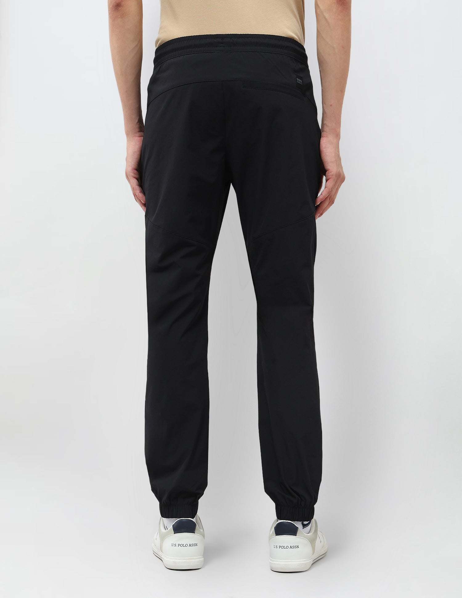 Mid Rise Relaxed Fit Joggers Black - U.S. Polo Assn. India | Large