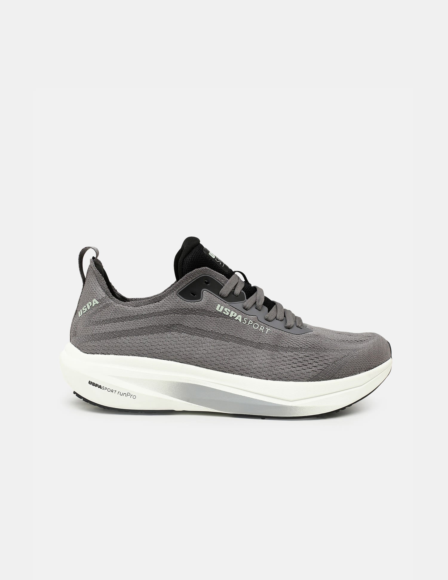 Field Pro 4 Lace-Ups Running Shoes Dark Grey - U.S. Polo Assn. India | Large