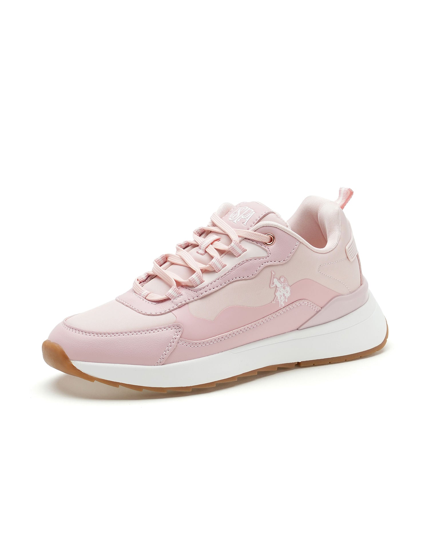 Women Colour Block Cassey Sneakers Pink - U.S. Polo Assn. India | Large