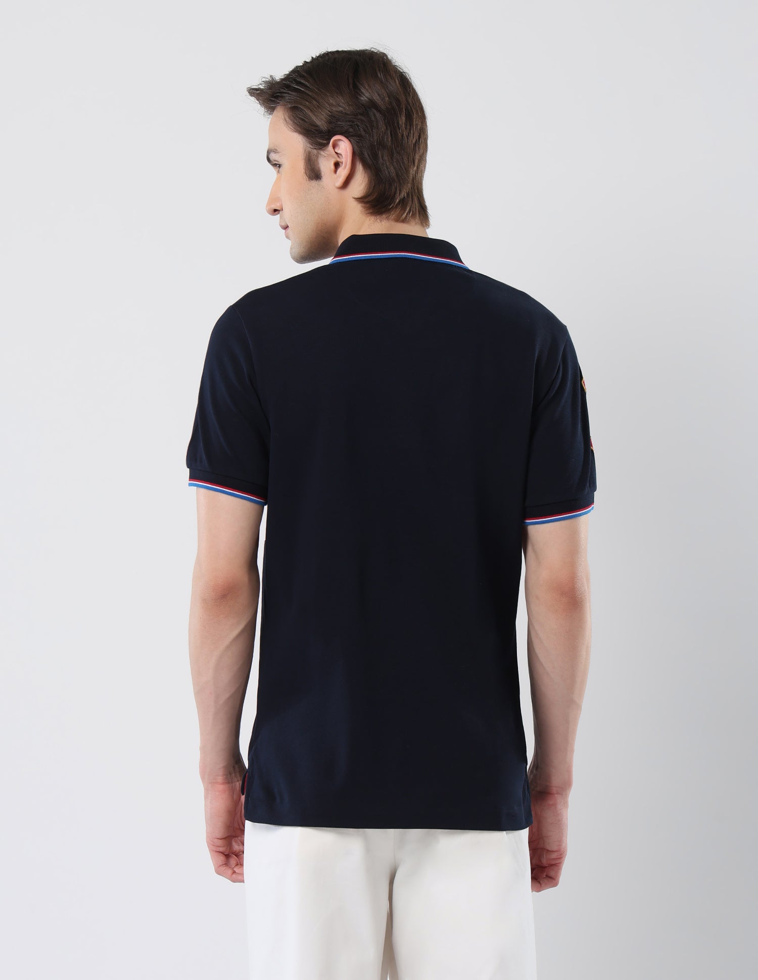 Brand Printed 135 Anniversary Polo Shirt Navy - U.S. Polo Assn. India | Large