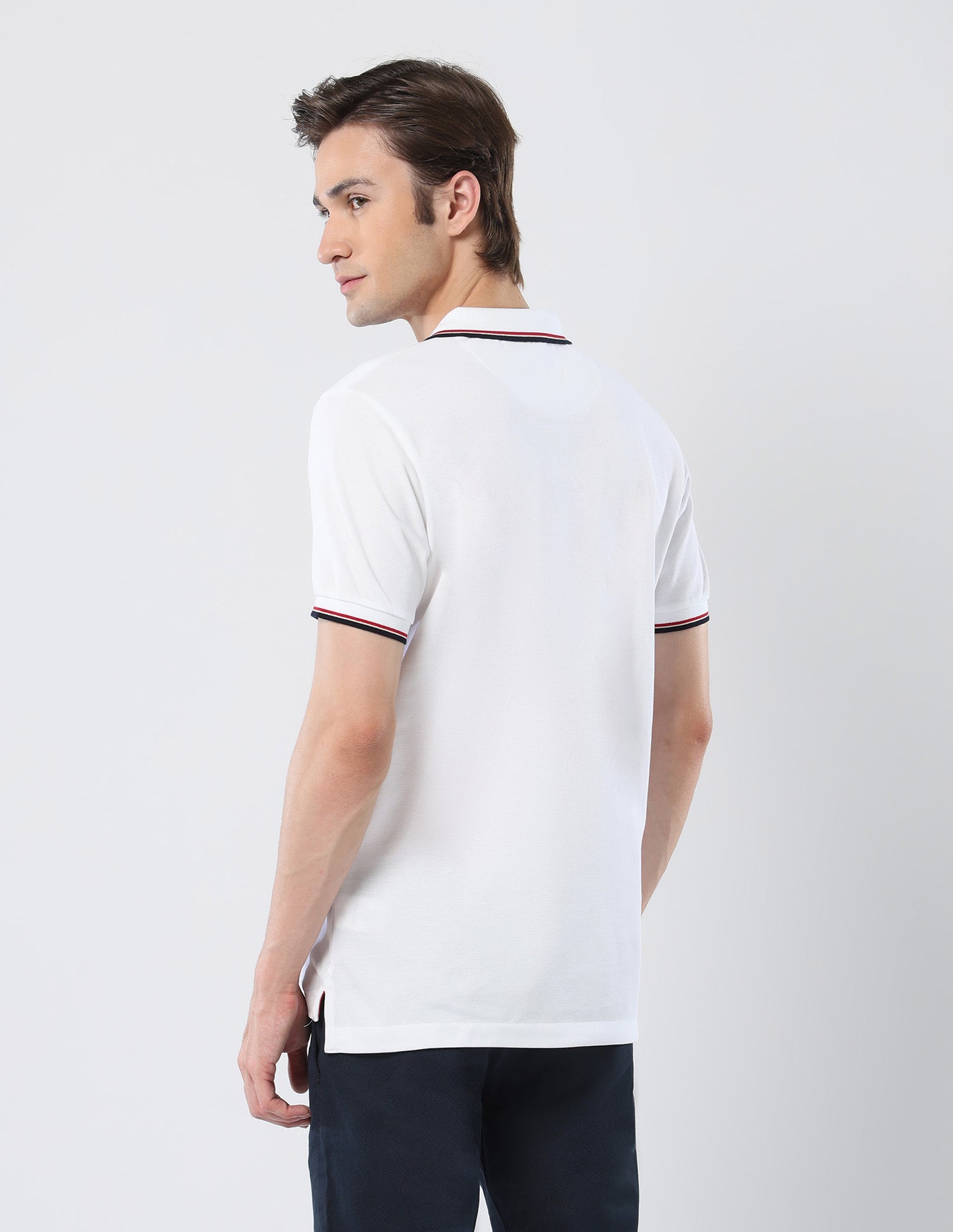 Brand Printed 135 Anniversary Polo Shirt White - U.S. Polo Assn. India | Large