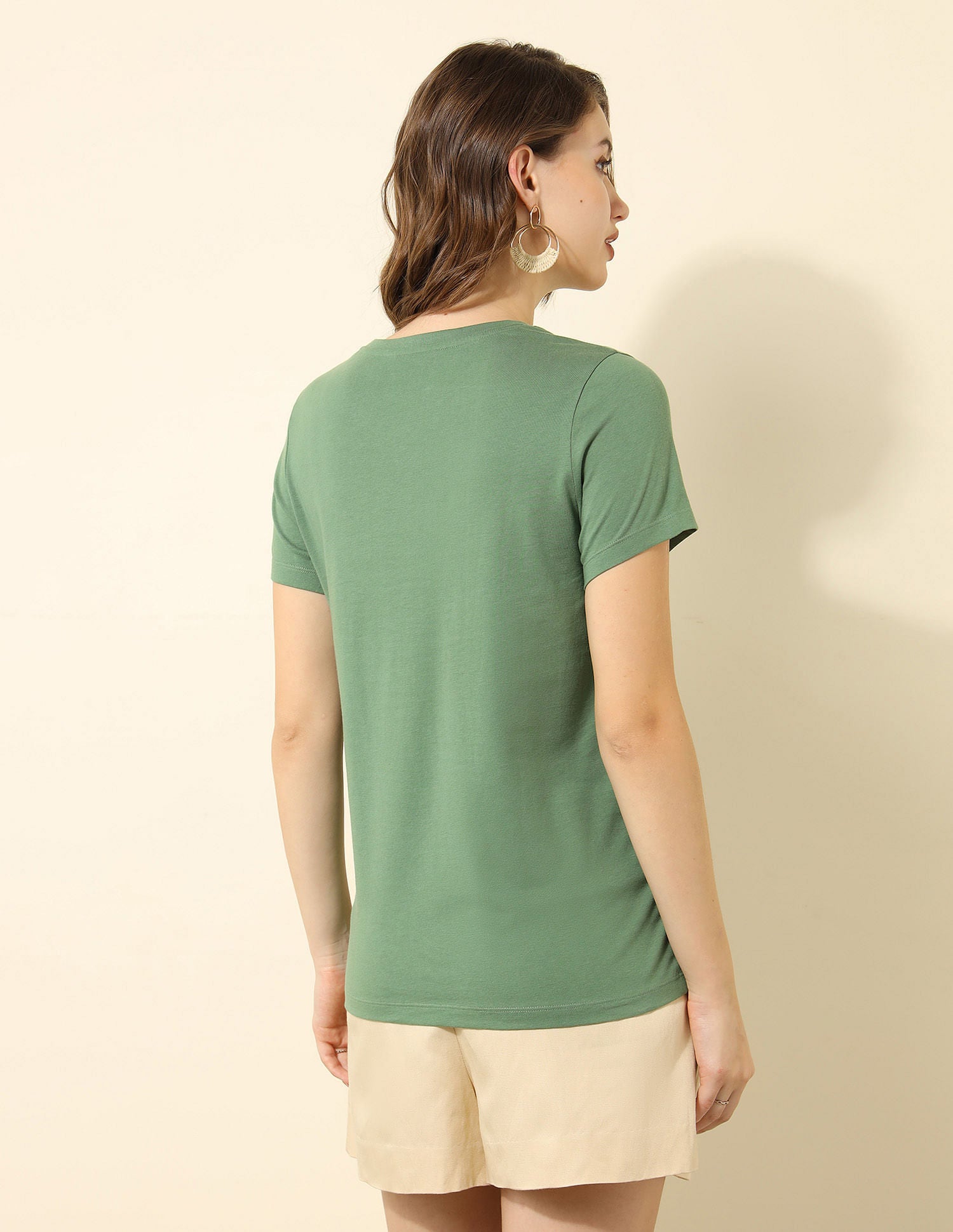 Regular Fit Brand Printed T-shirt Light Olive - U.S. POLO ASSN. | Large