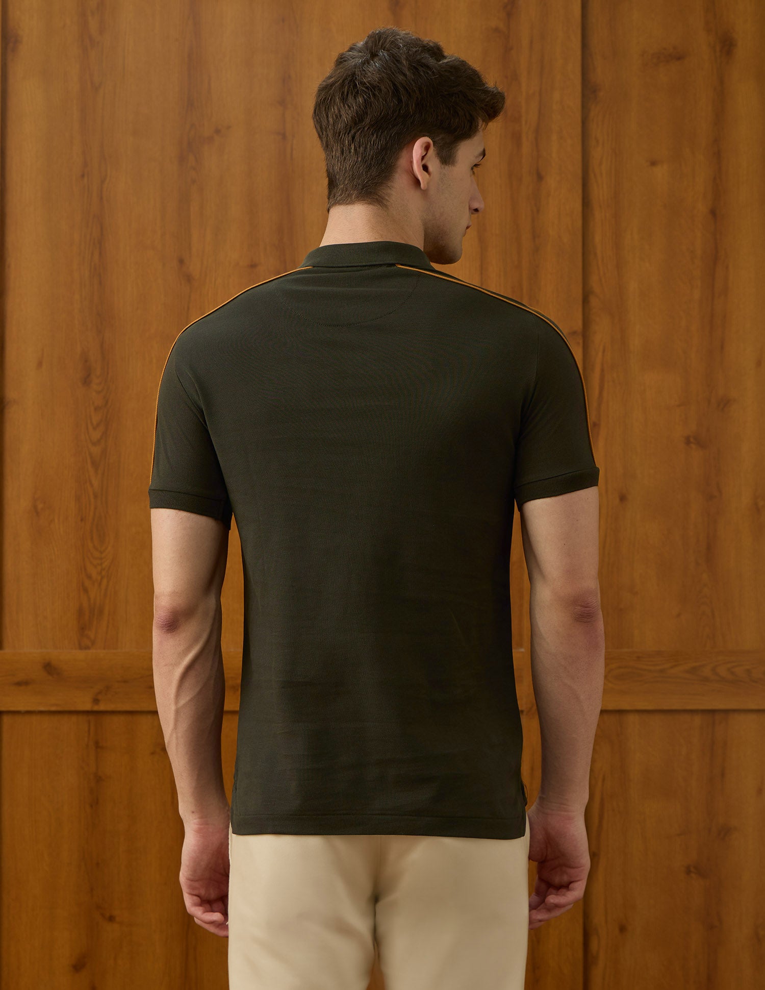 Brand Embroidered Equestrian Aisle Theater Polo Shirt Olive - U.S. POLO ASSN. | Large