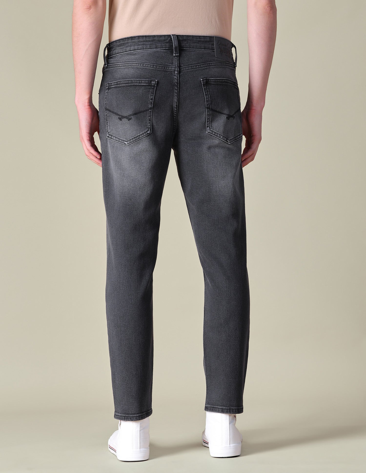 Comfort Cropped Fit Grey Jeans Grey - U.S. POLO ASSN. | Large