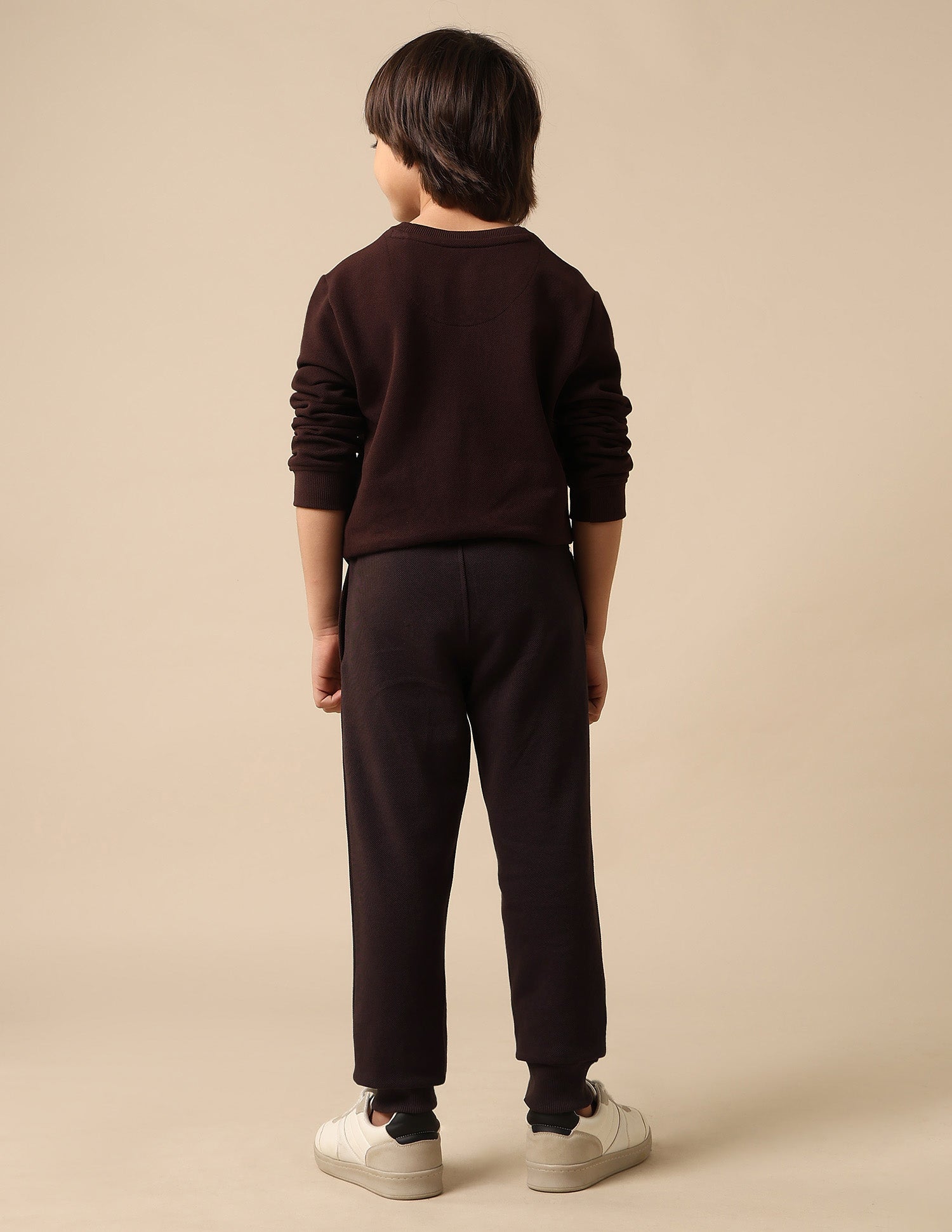 Textured Regular Fit Joggers Dark Brown - U.S. POLO ASSN. | Large