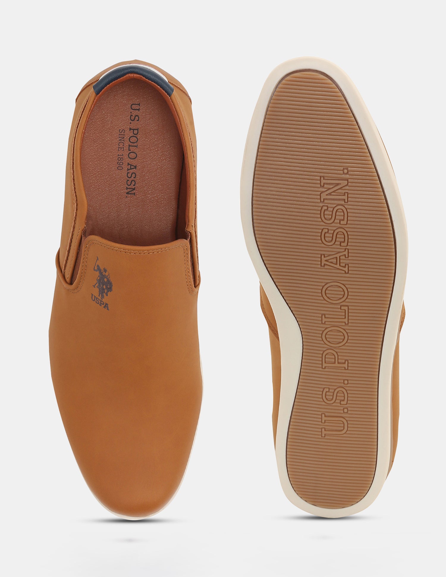 Men Slip Ons Wade 4.0 Casual Shoes Tan - U.S. Polo Assn. India | Large