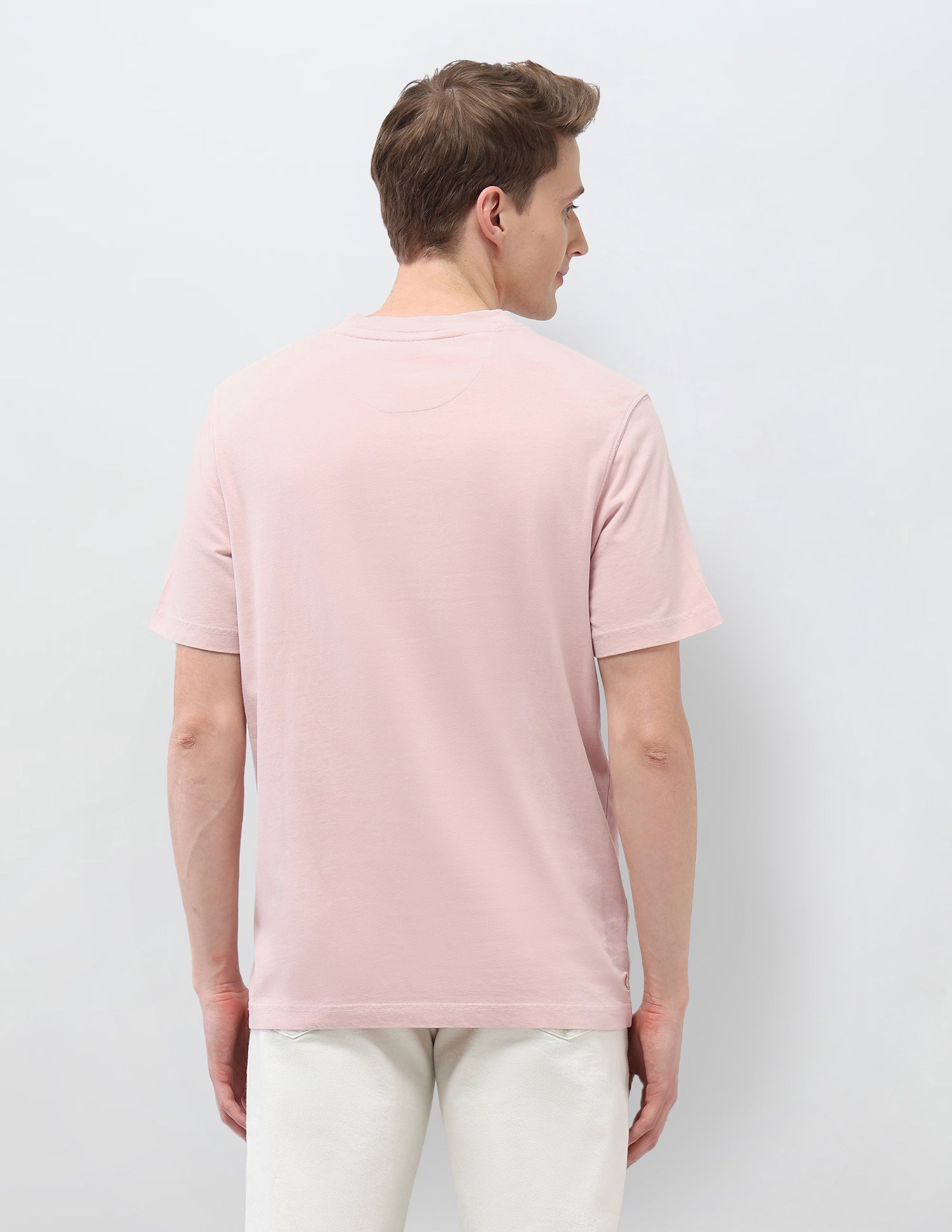 Solid Muscle Fit T-Shirt Pink - U.S. Polo Assn. India | Large