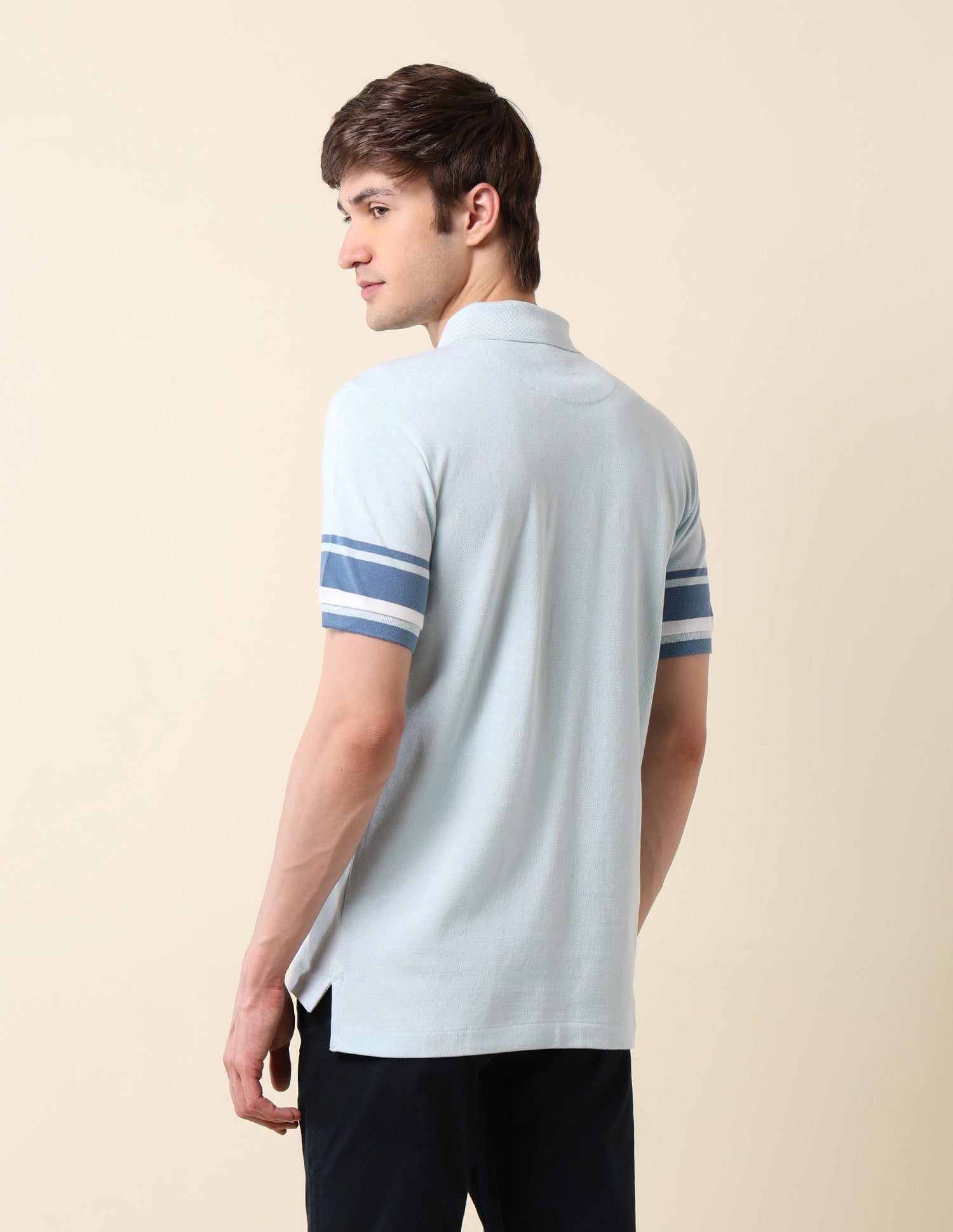 Colourblocked Classic Polo Shirt Light Blue - U.S. POLO ASSN. | Large