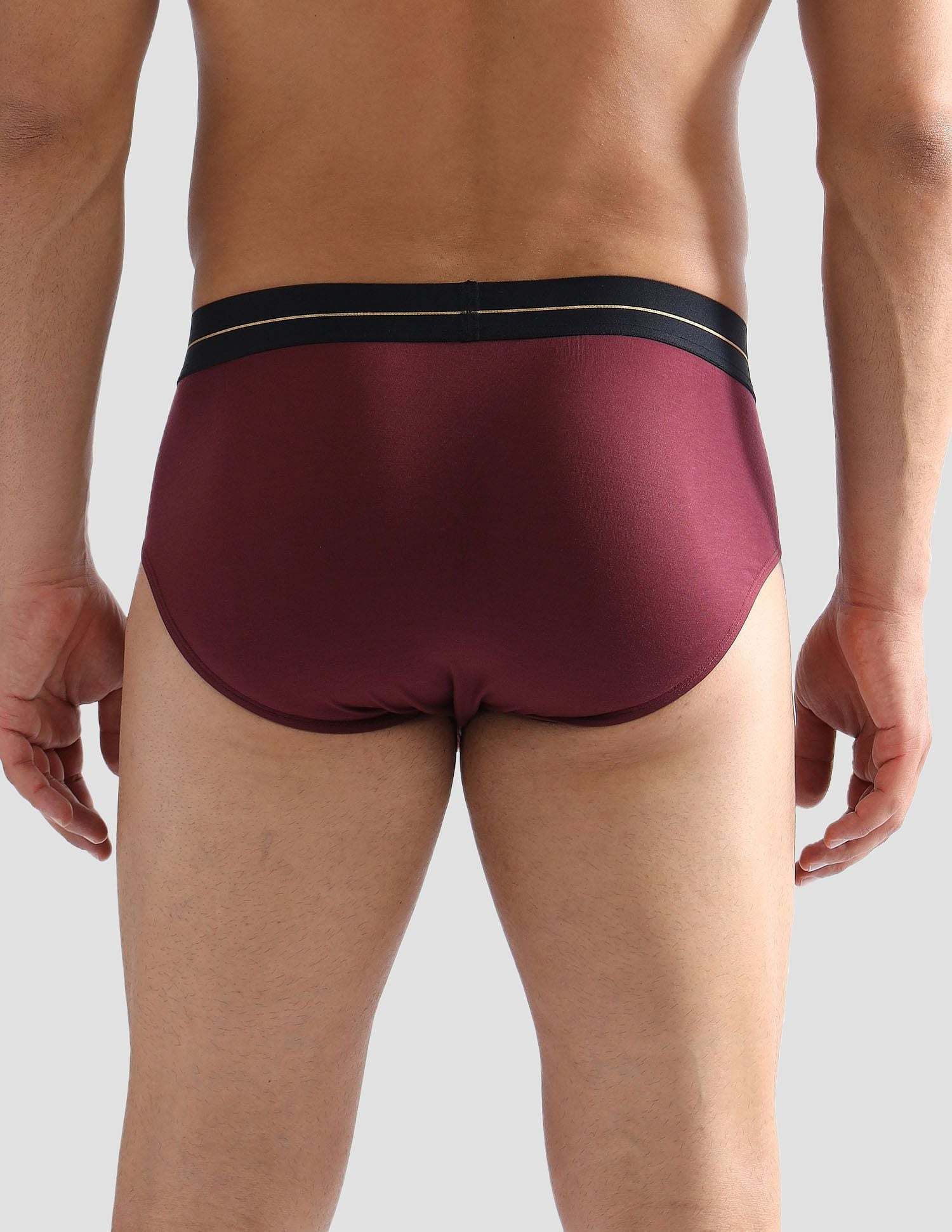 Elasticized Waist Solid PB004 Briefs - Pack of 1 Port Royal - U.S. POLO ASSN. | Large