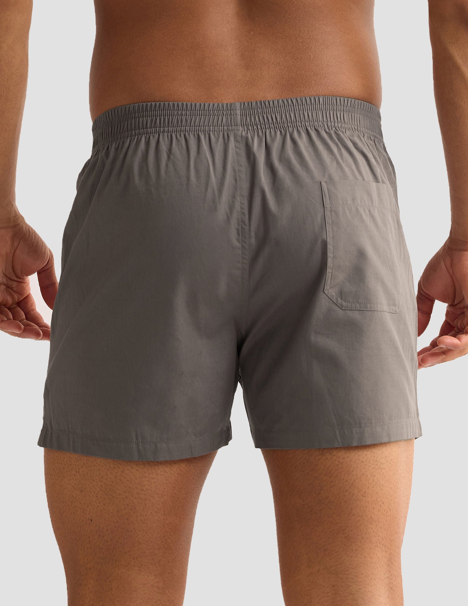 Pure Cotton OEX04 Boxer Shorts - Pack Of 1 Steel Grey - U.S. POLO ASSN. | Large
