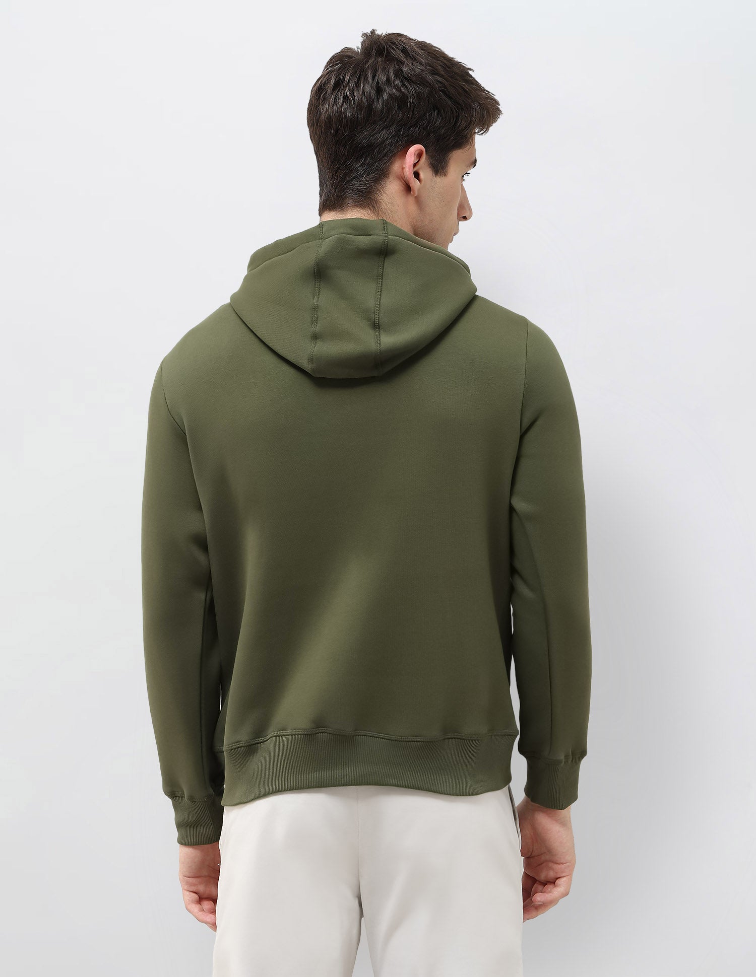 Brand Embroidered Hooded Sweatshirt Olive - U.S. POLO ASSN. | Large